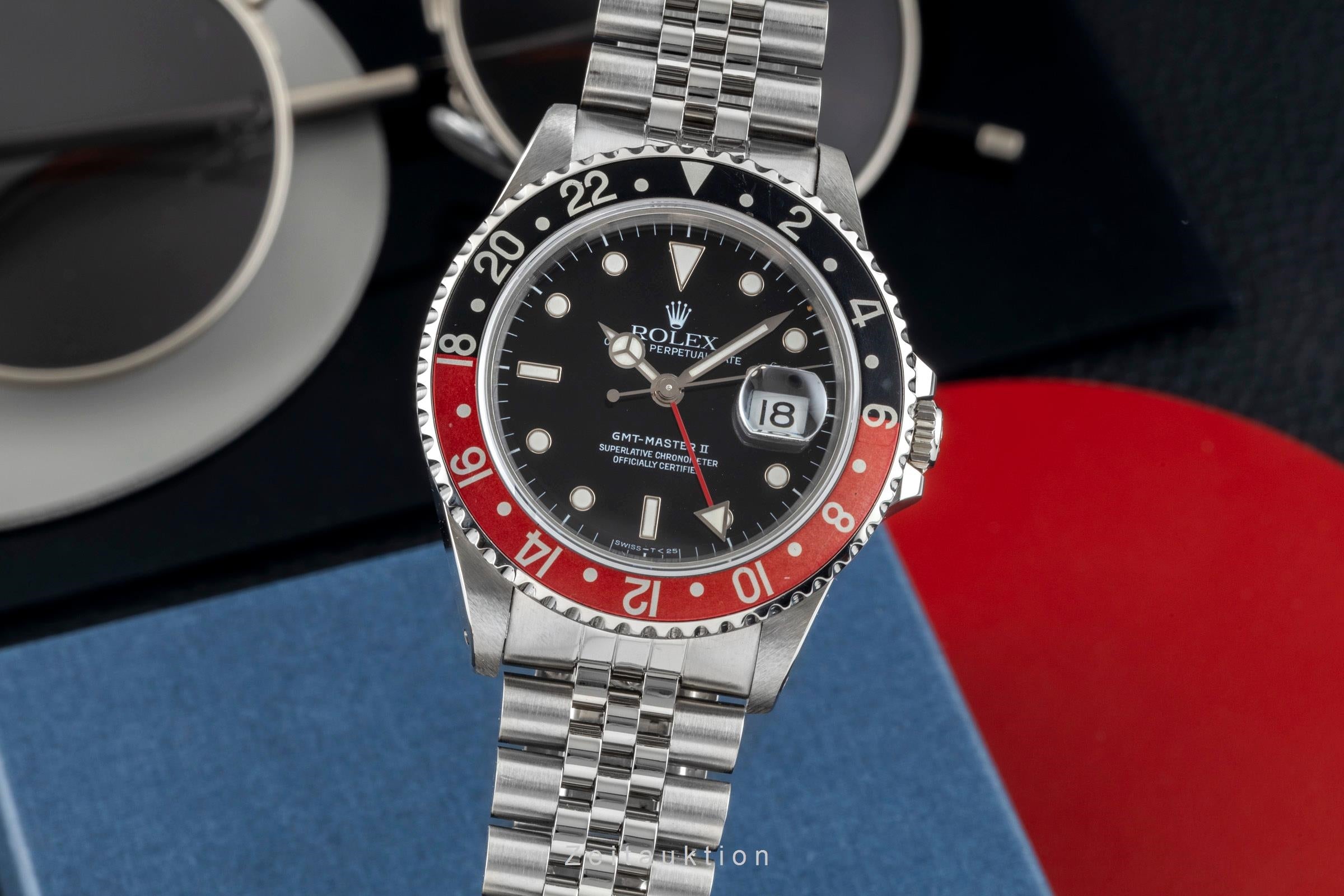 Rolex GMT-Master II acciaio automatismo orologio da uomo 16710  [2602914]