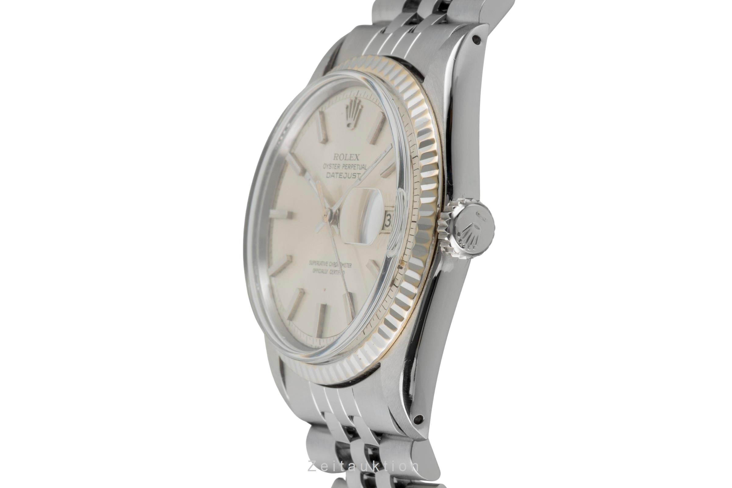 Rolex Datejust steel / white gold automatic men's watch 1601 Vintage  [2602915]