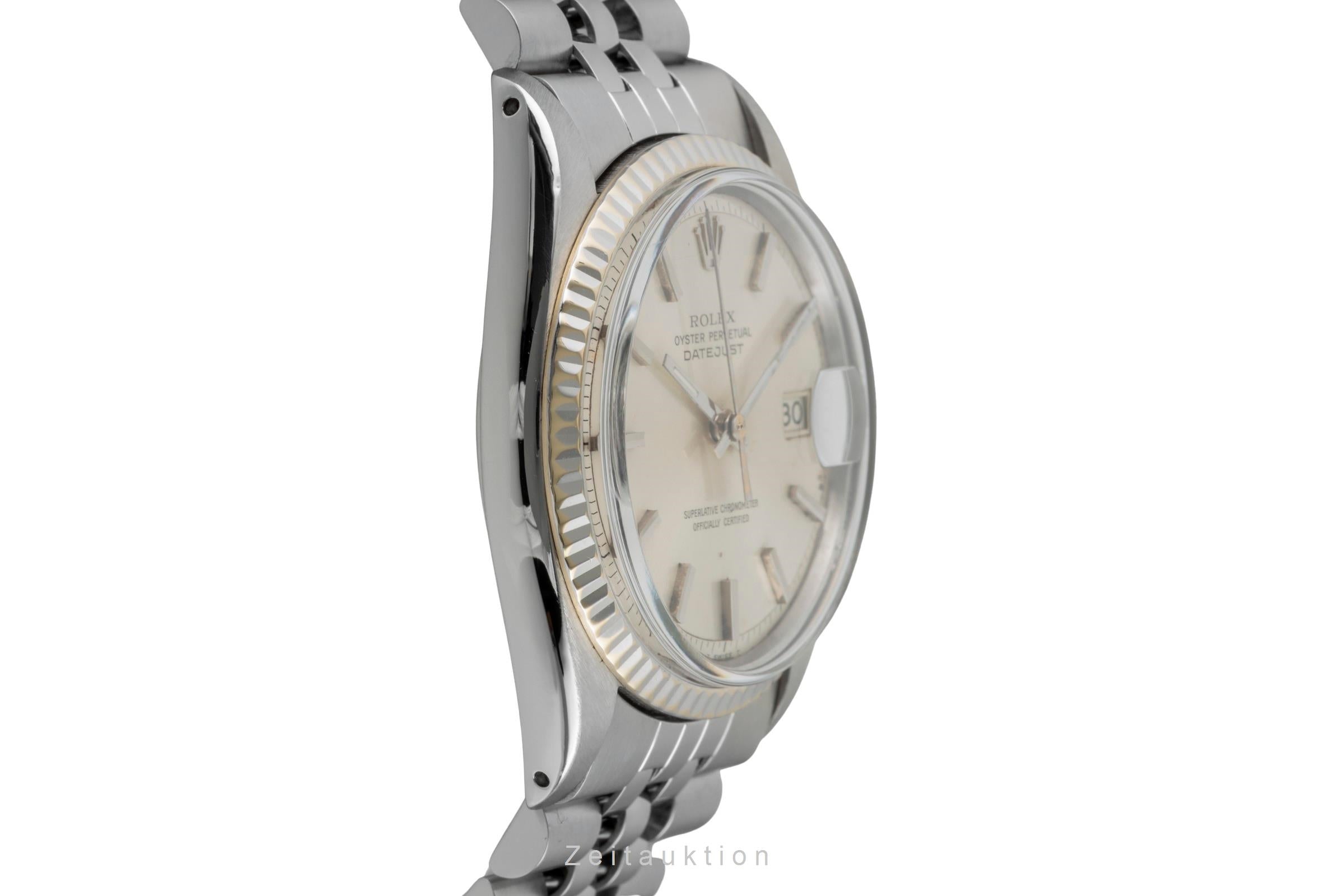 Rolex Datejust steel / white gold automatic men's watch 1601 Vintage  [2602915]