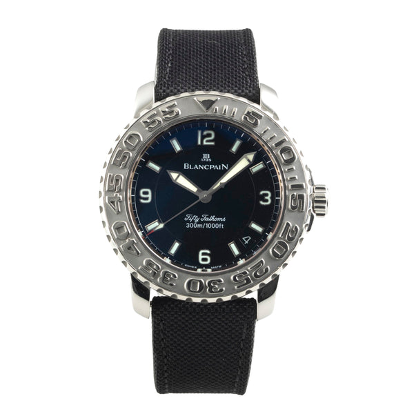 Blancpain Fifty Fathoms steel automatic men's watch 2200-1130  [2602917]