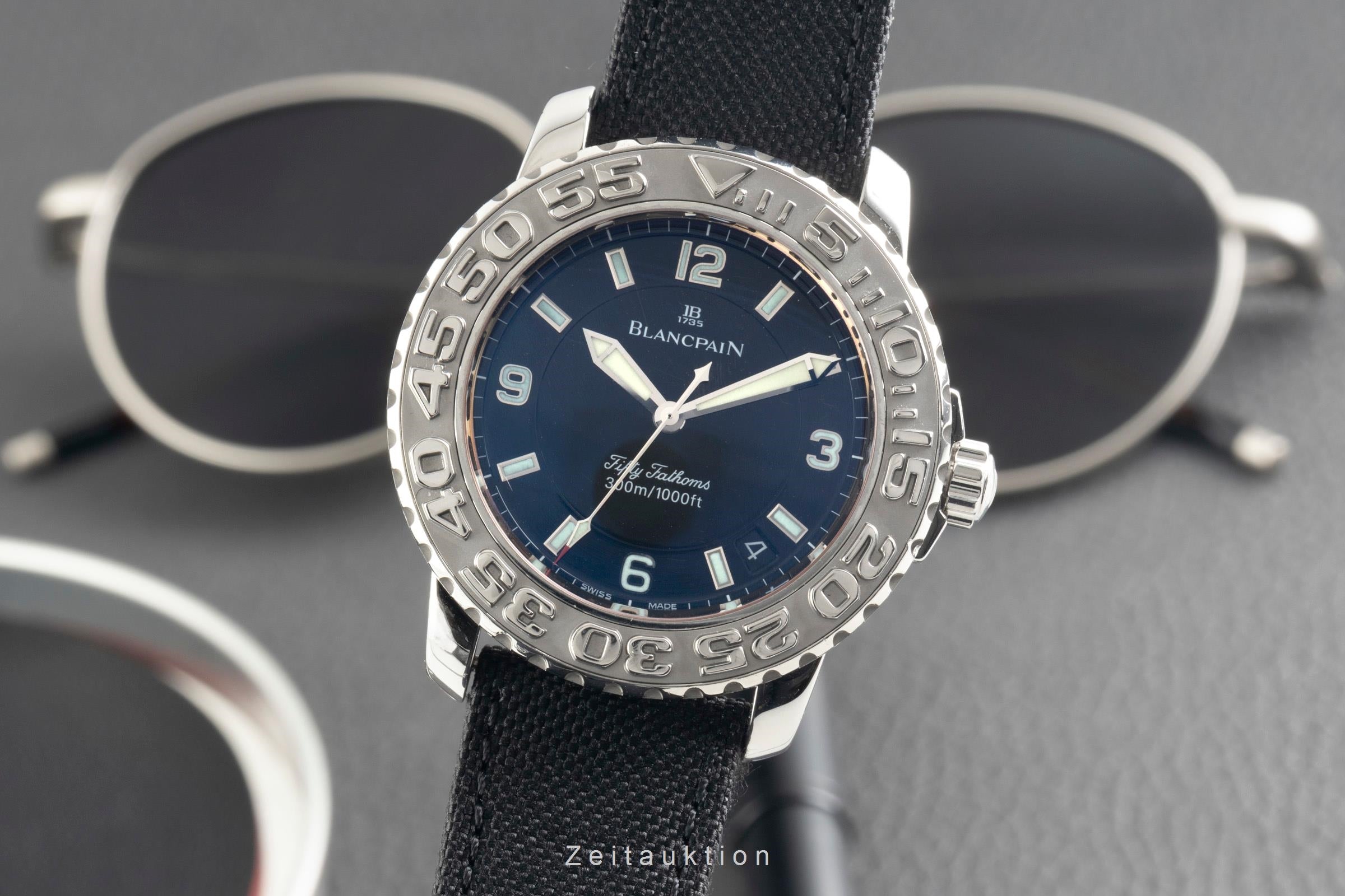 Blancpain Fifty Fathoms steel automatic men's watch 2200-1130  [2602917]