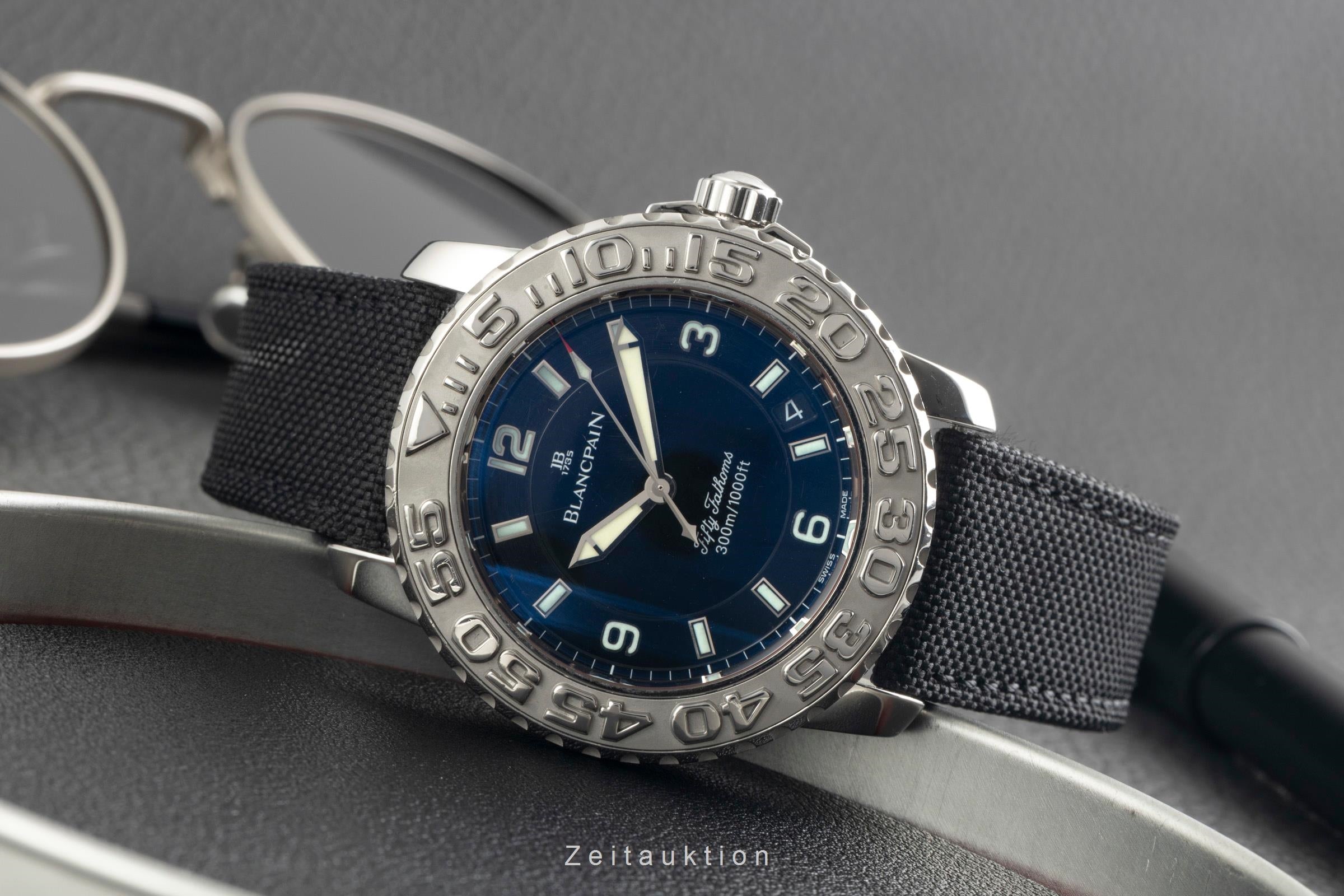Blancpain Fifty Fathoms steel automatic men's watch 2200-1130  [2602917]