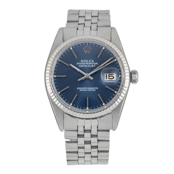 Rolex Datejust steel / white gold automatic men's watch 16030 Vintage  [2602918]