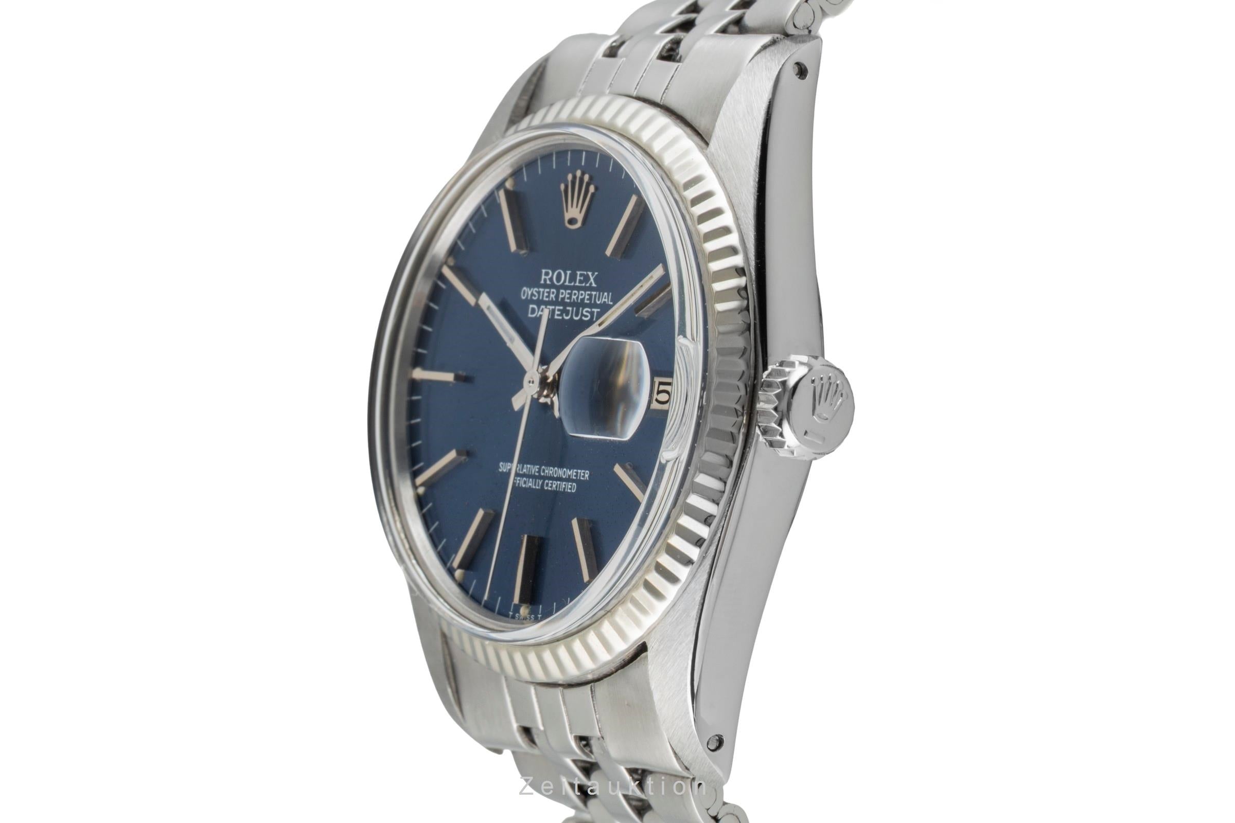 Rolex Datejust steel / white gold automatic men's watch 16030 Vintage  [2602918]