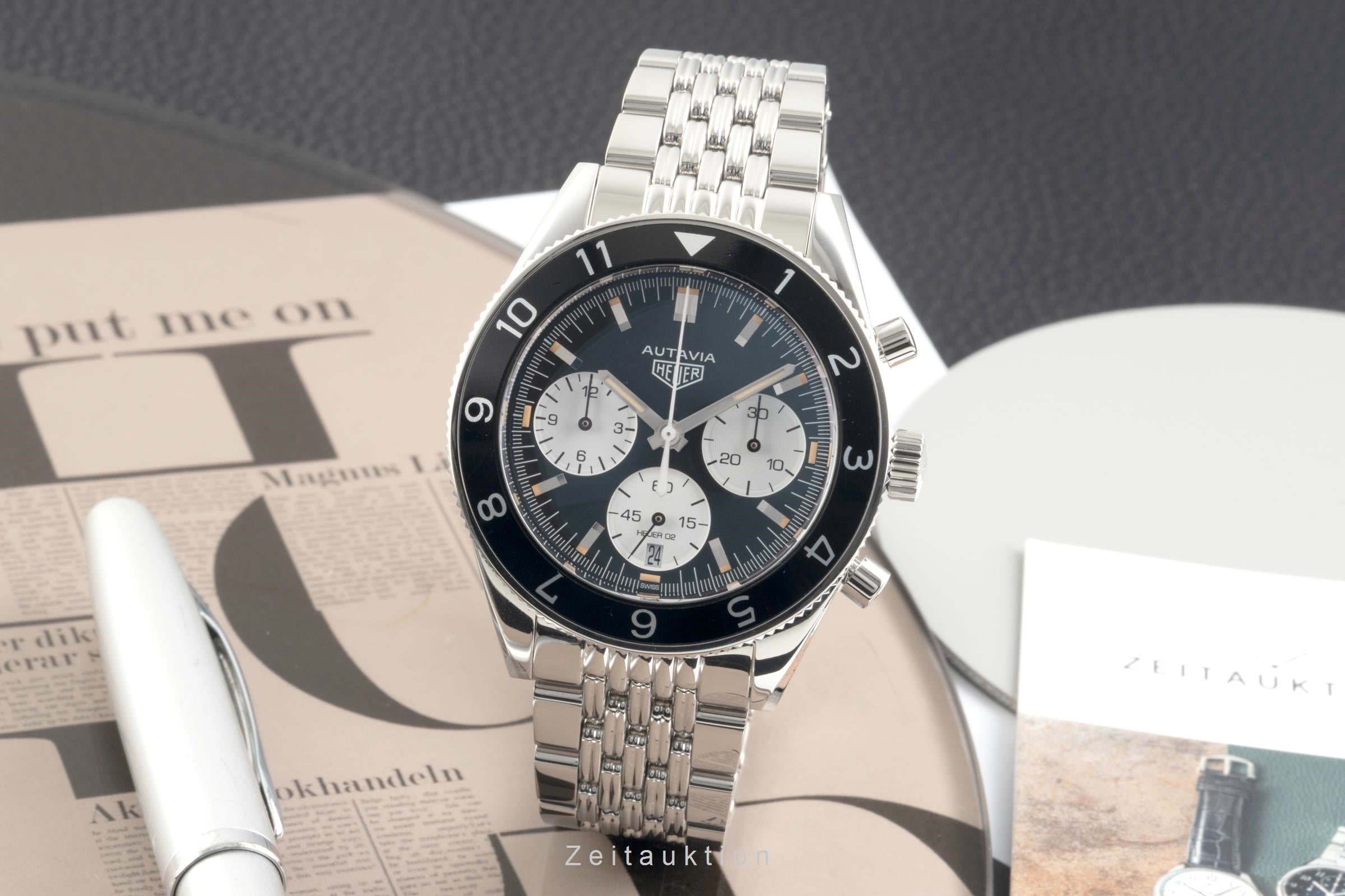 Tag Heuer Autavia chronograph steel automatic men's watch CBE2110.BA0687  [2602923]