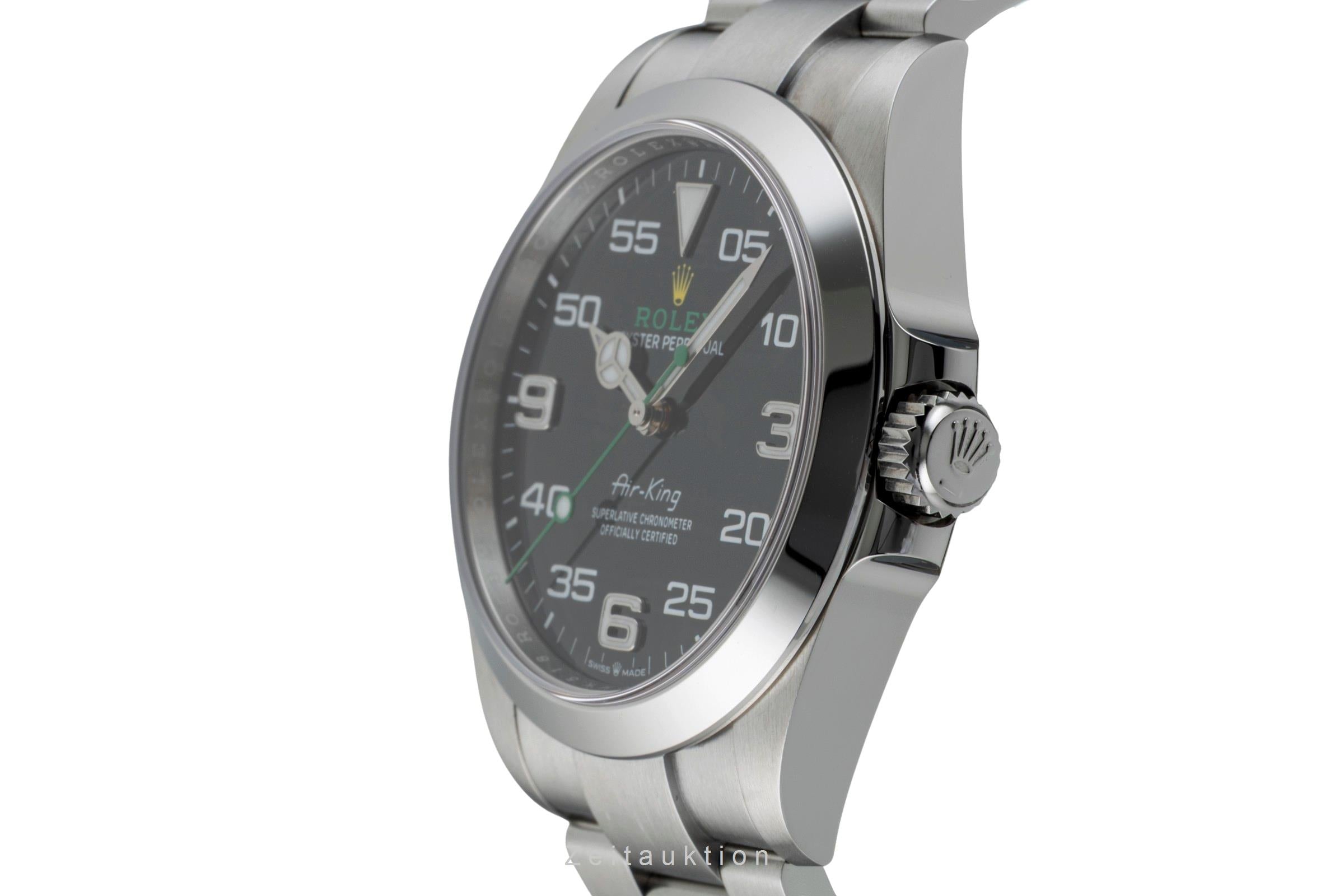Rolex Air King Automatik Oyster Edelstahl Herrenuhr Ref. 126900 B&P 2023 [2602924]
