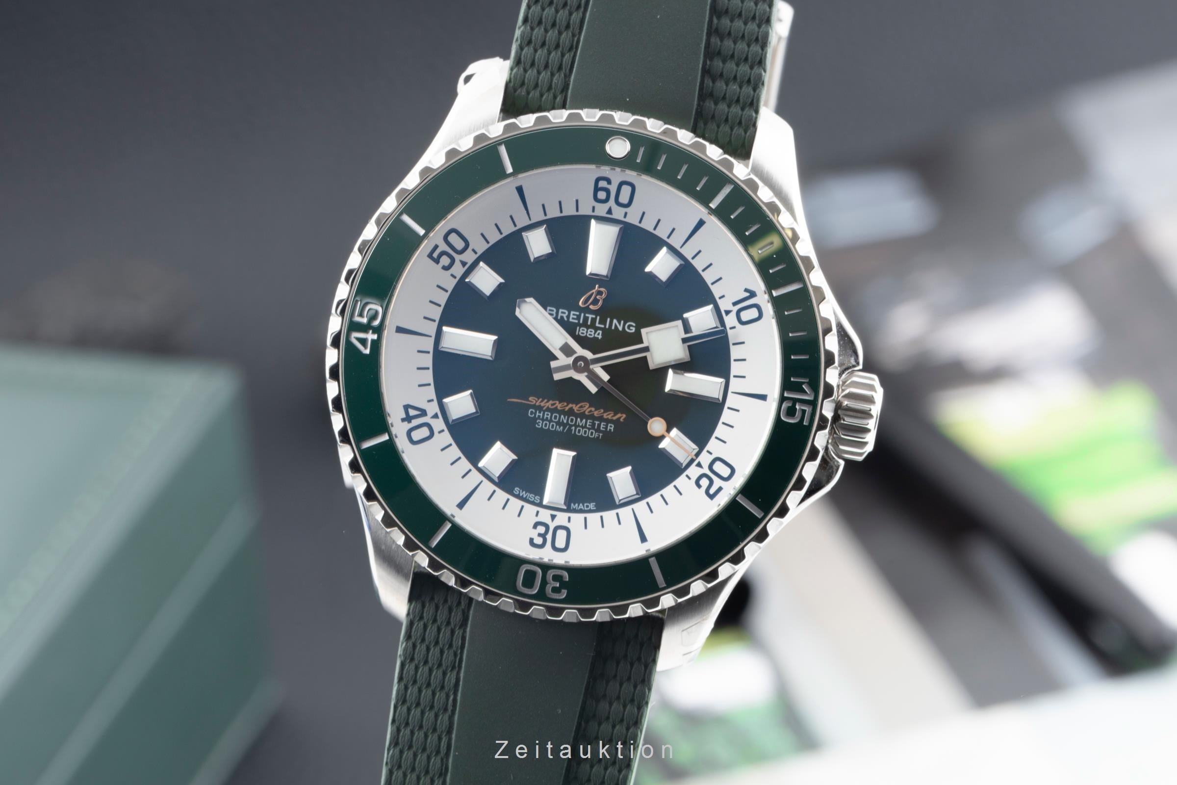 Breitling Superocean Automatik 44 Herrenuhr Ref. A17376A31L1S1 B&P NP: 5450,-€ [2602926]