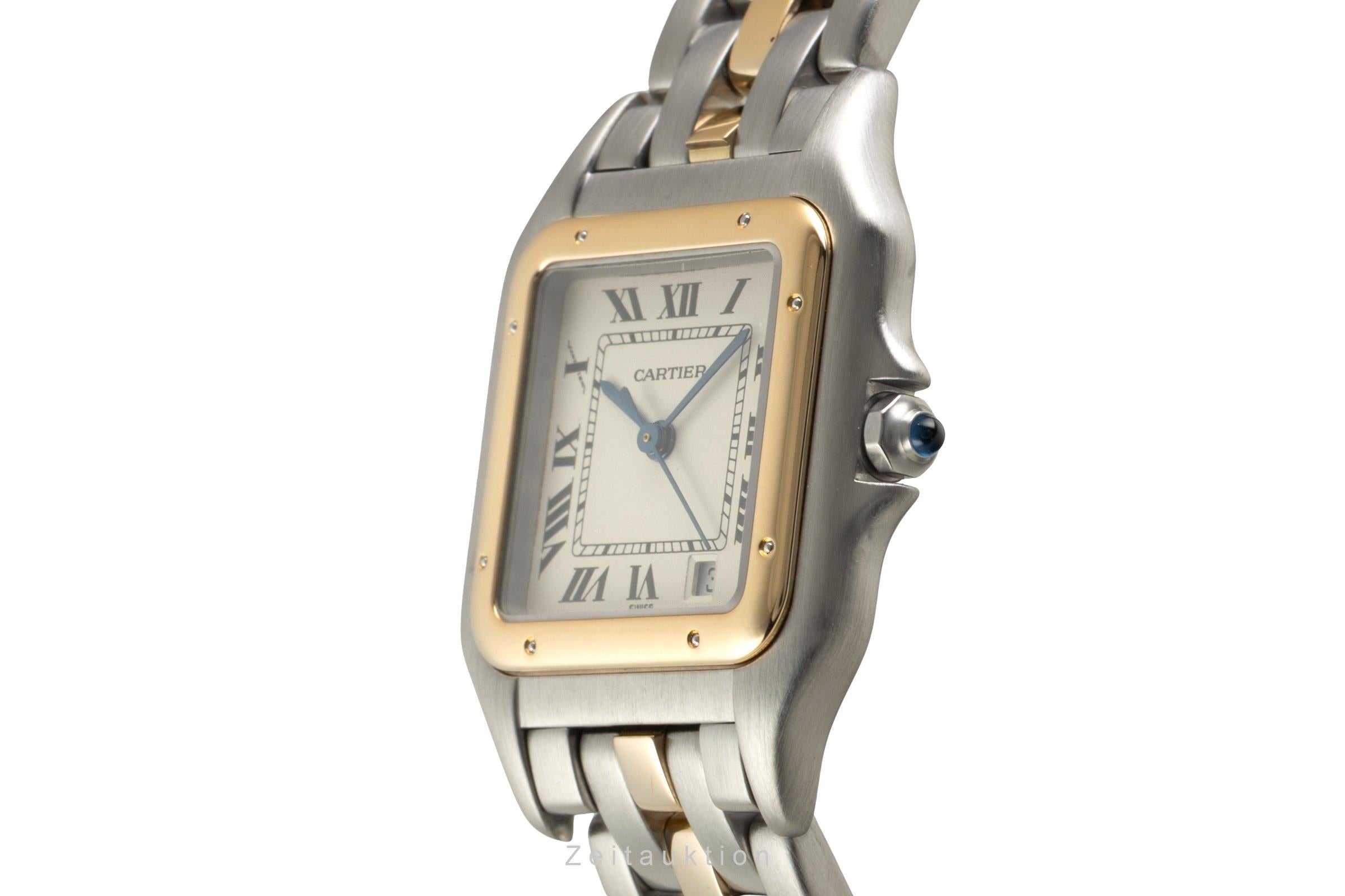 Cartier Panthere acero / oro cuarzo reloj para damas  W25028B5, 187949 LP: 12100EUR  [2602930]