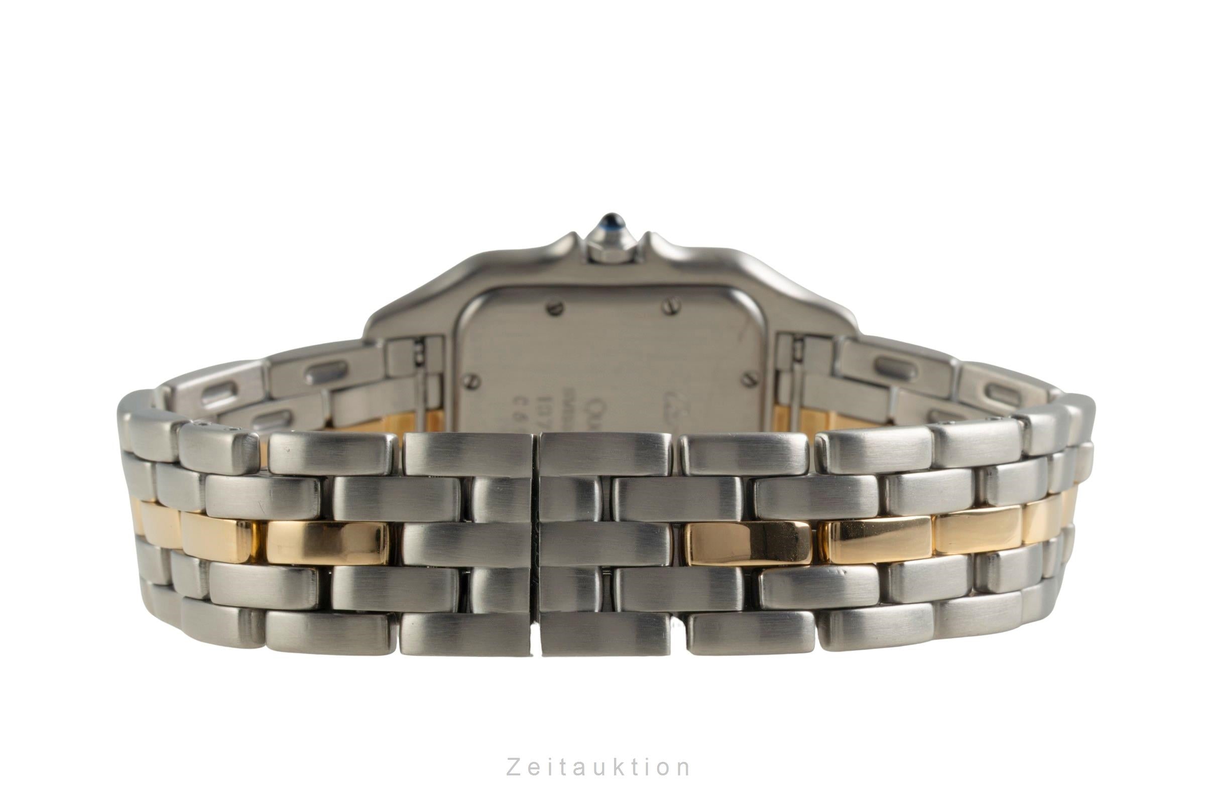 Cartier Panthere acero / oro cuarzo reloj para damas  W25028B5, 187949 LP: 12100EUR  [2602930]