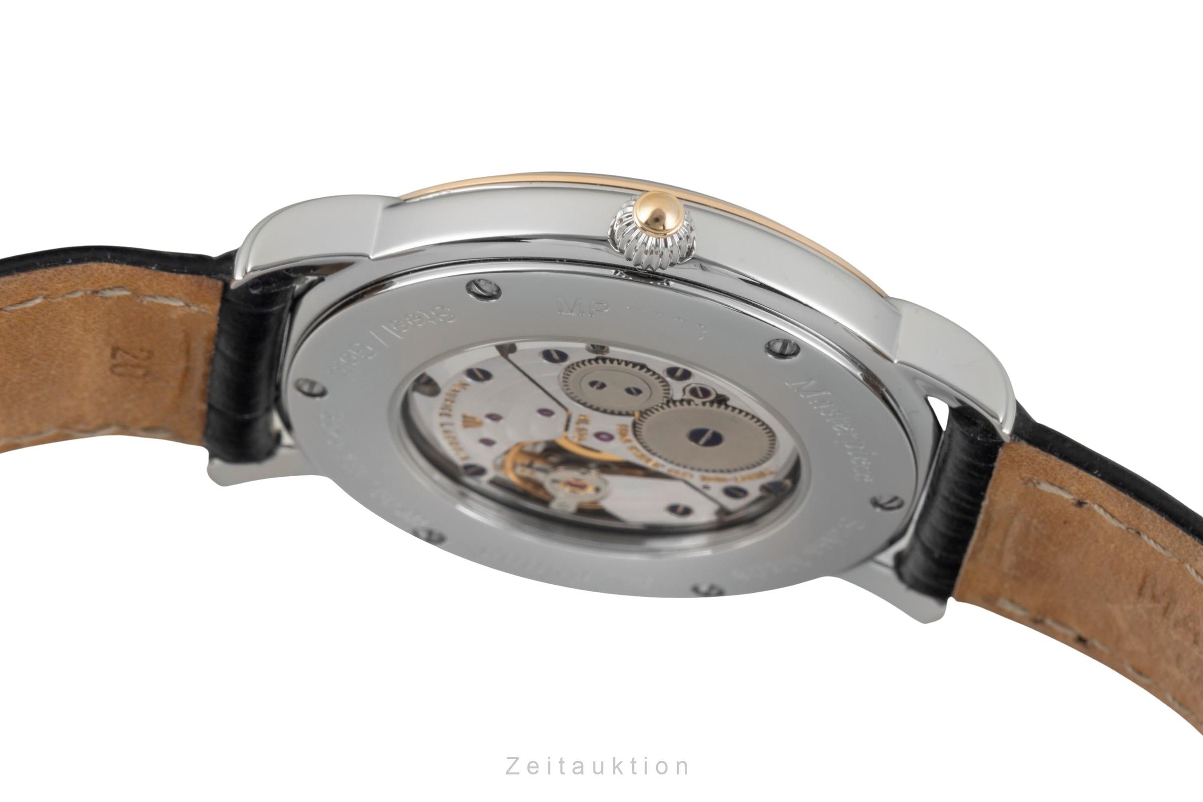 Maurice Lacroix Masterpiece Stahl / Gold Handaufzug Herrenuhr Ref. AL 85999  [2602931]