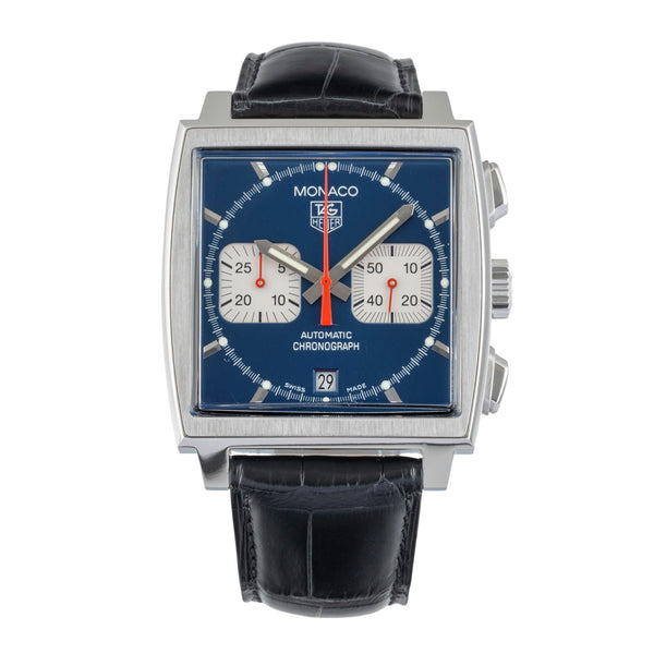 Tag Heuer Monaco chronograph steel automatic men's watch CW2113-0  [2602935]
