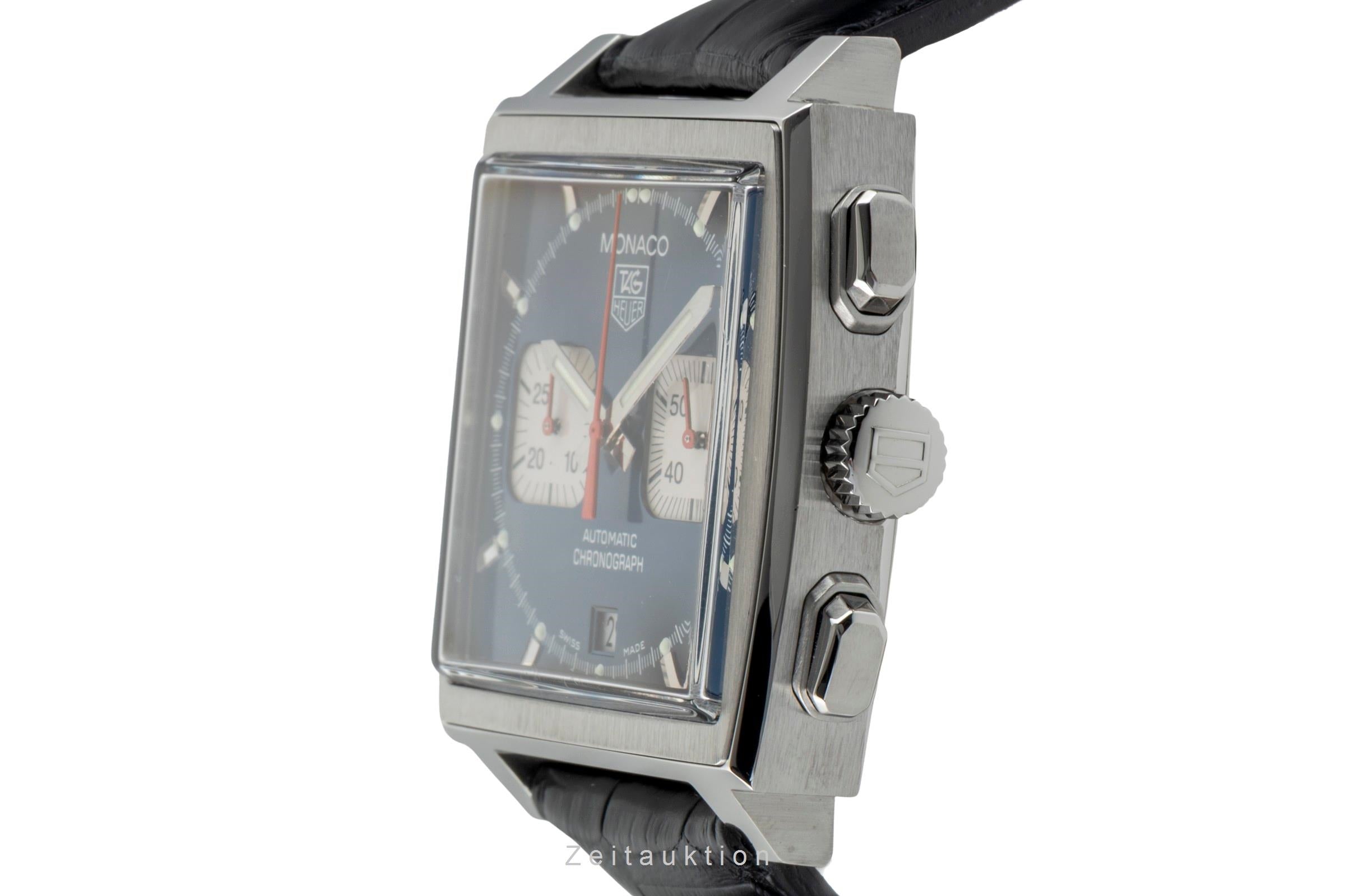 Tag Heuer Monaco chronograph steel automatic men's watch CW2113-0  [2602935]