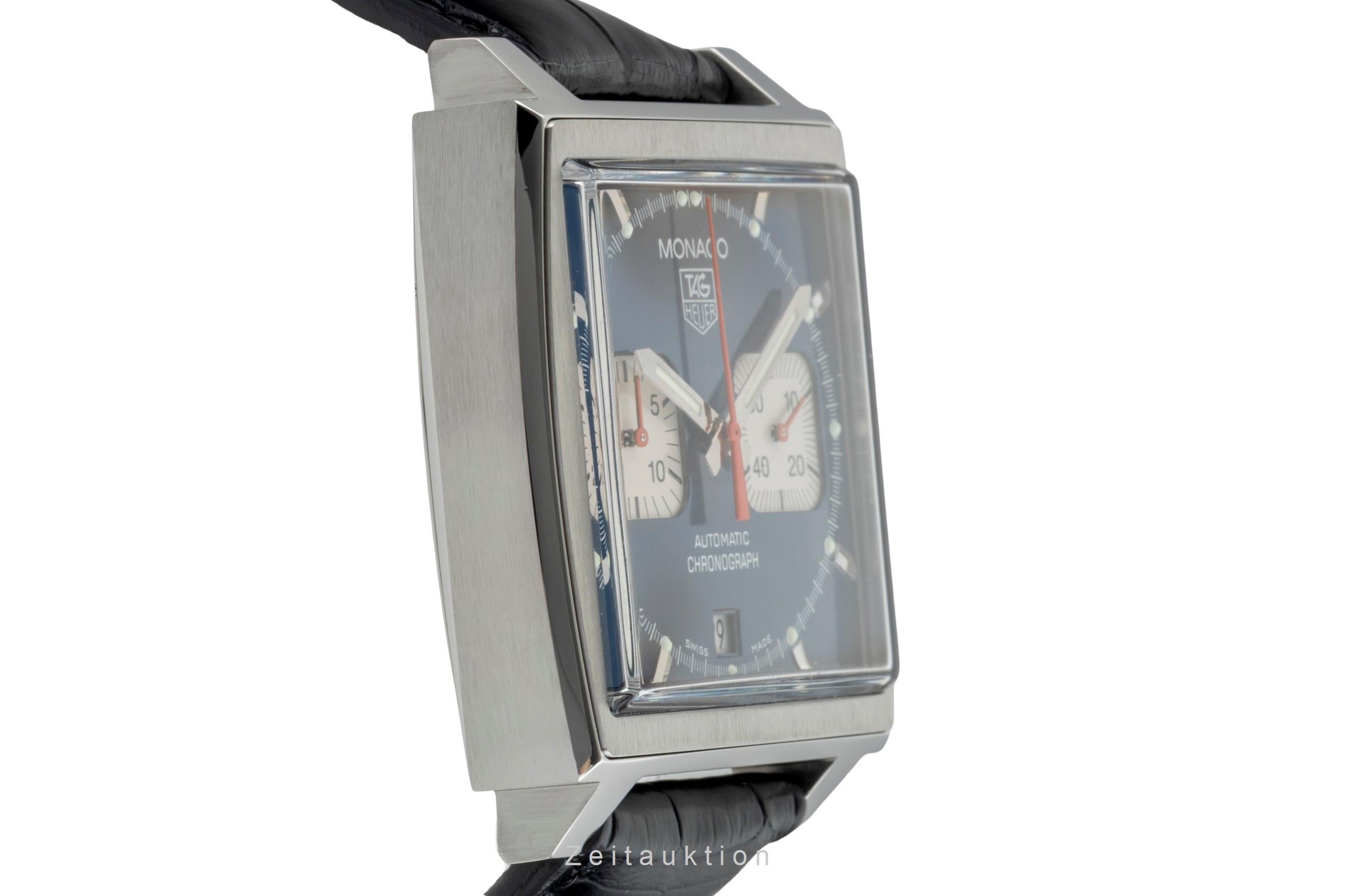 Tag Heuer Monaco chronograph steel automatic men's watch CW2113-0  [2602935]