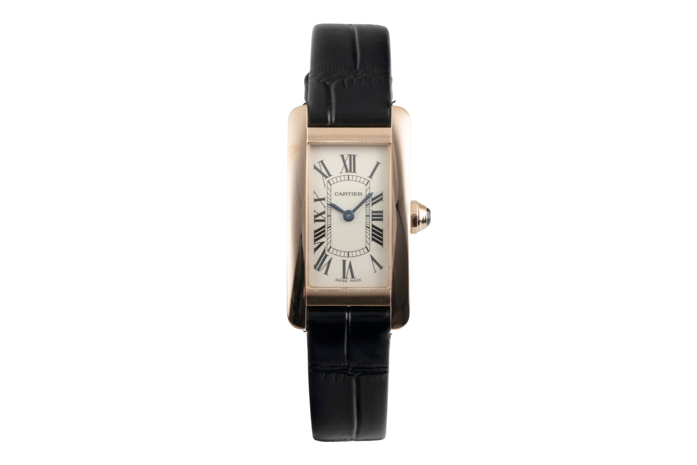 Cartier Tank Américaine oro rosso 18 ct quarzo orologio da donna W2607456  [2602936]