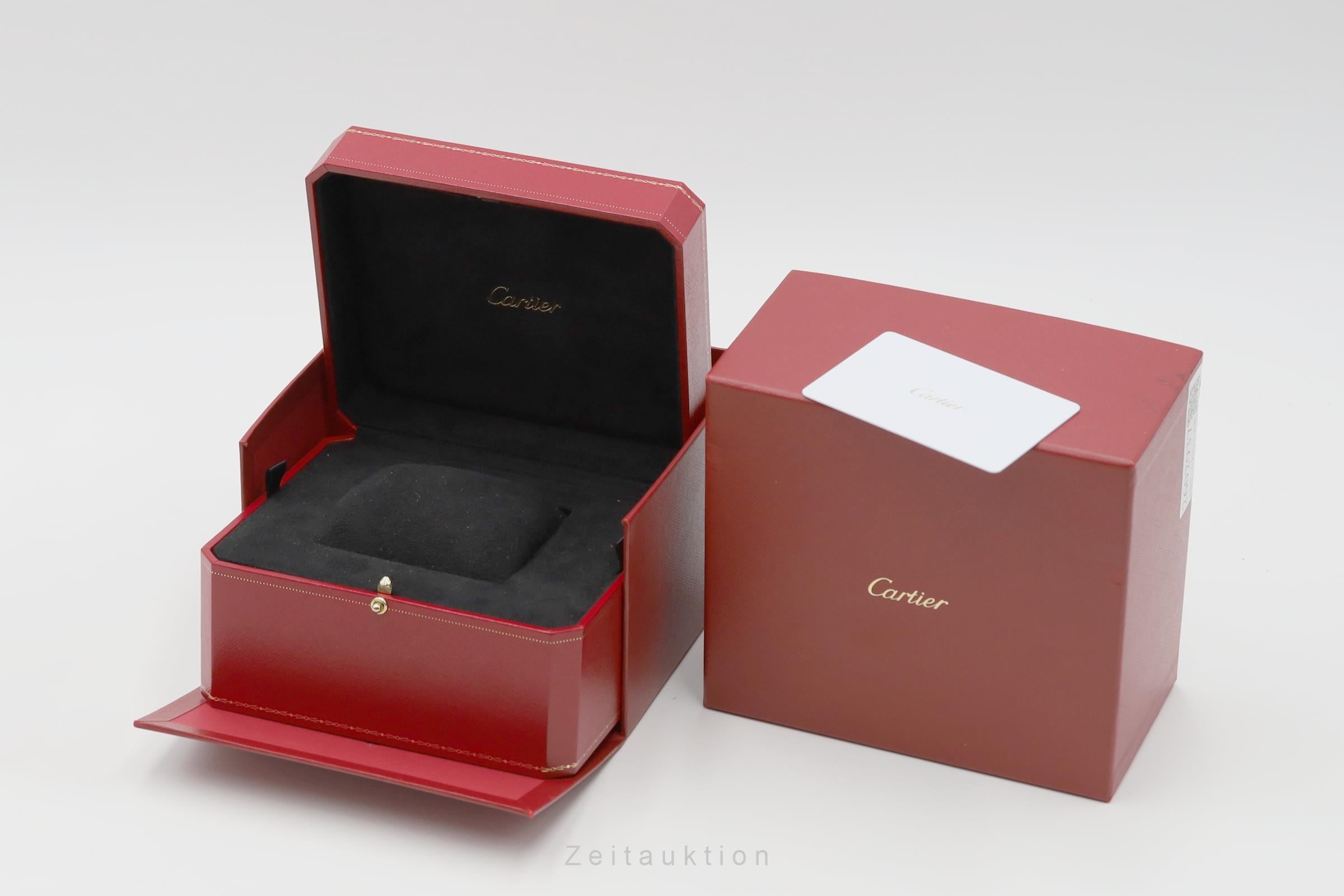 Cartier Santos Dumont Stahl / Gold Handaufzug Herrenuhr Ref. W2SA0017 B&P  [2602937]