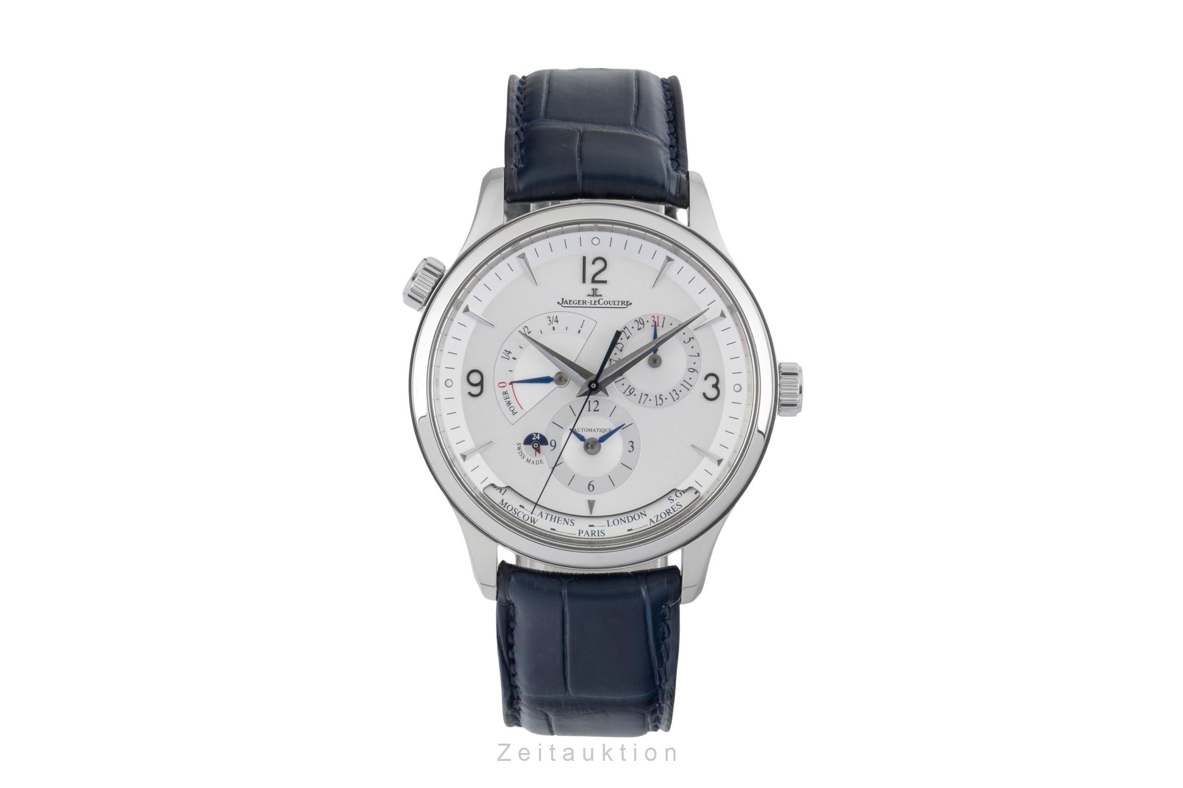 Jaeger LeCoultre Master Geographic steel automatic men's watch Q4128420, 830.8.A9.S  [2602938]