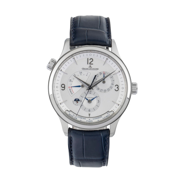 Jaeger LeCoultre Master Geographic steel automatic men's watch Q4128420, 830.8.A9.S  [2602938]