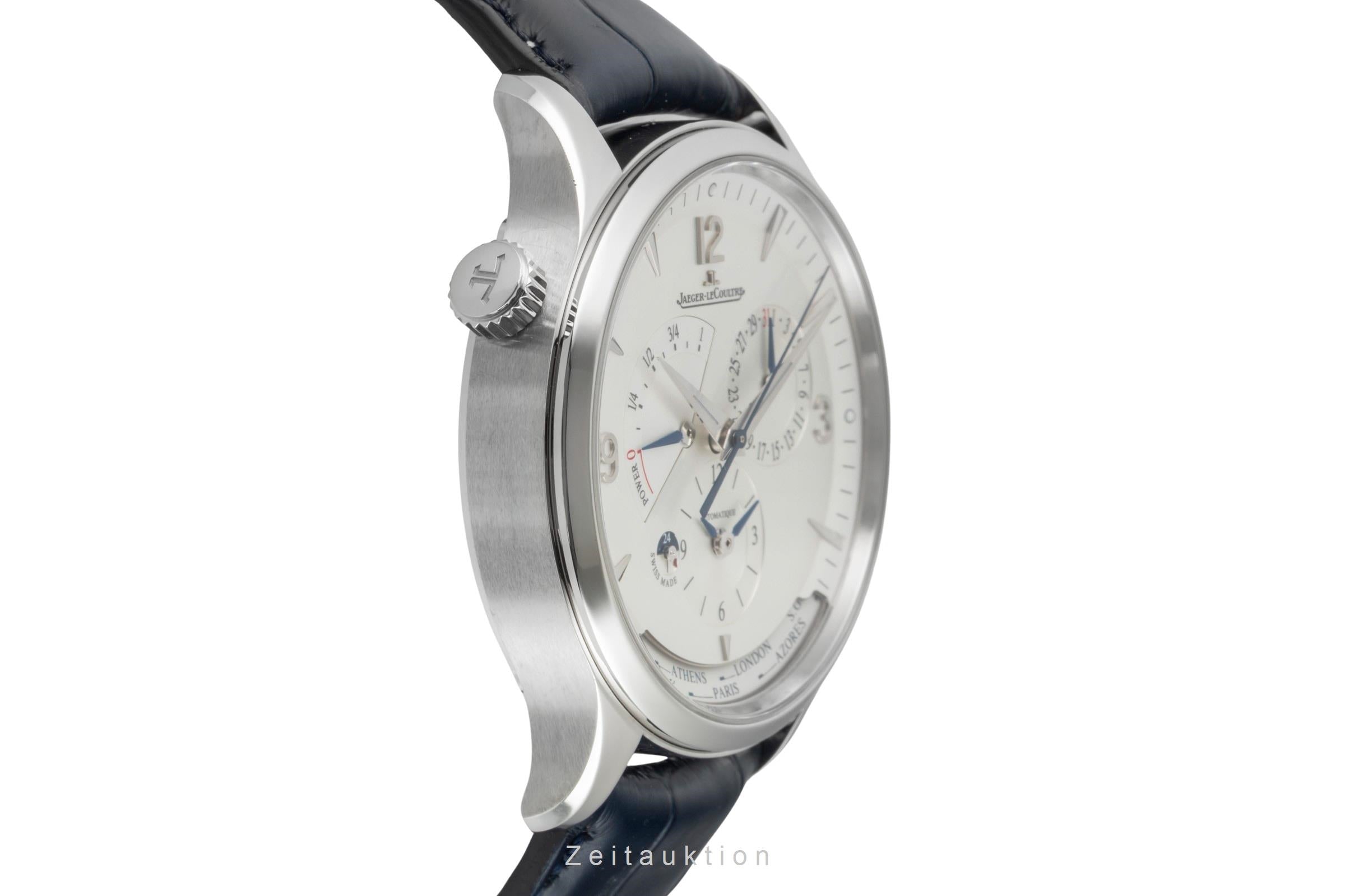 Jaeger LeCoultre Master Geographic steel automatic men's watch Q4128420, 830.8.A9.S  [2602938]