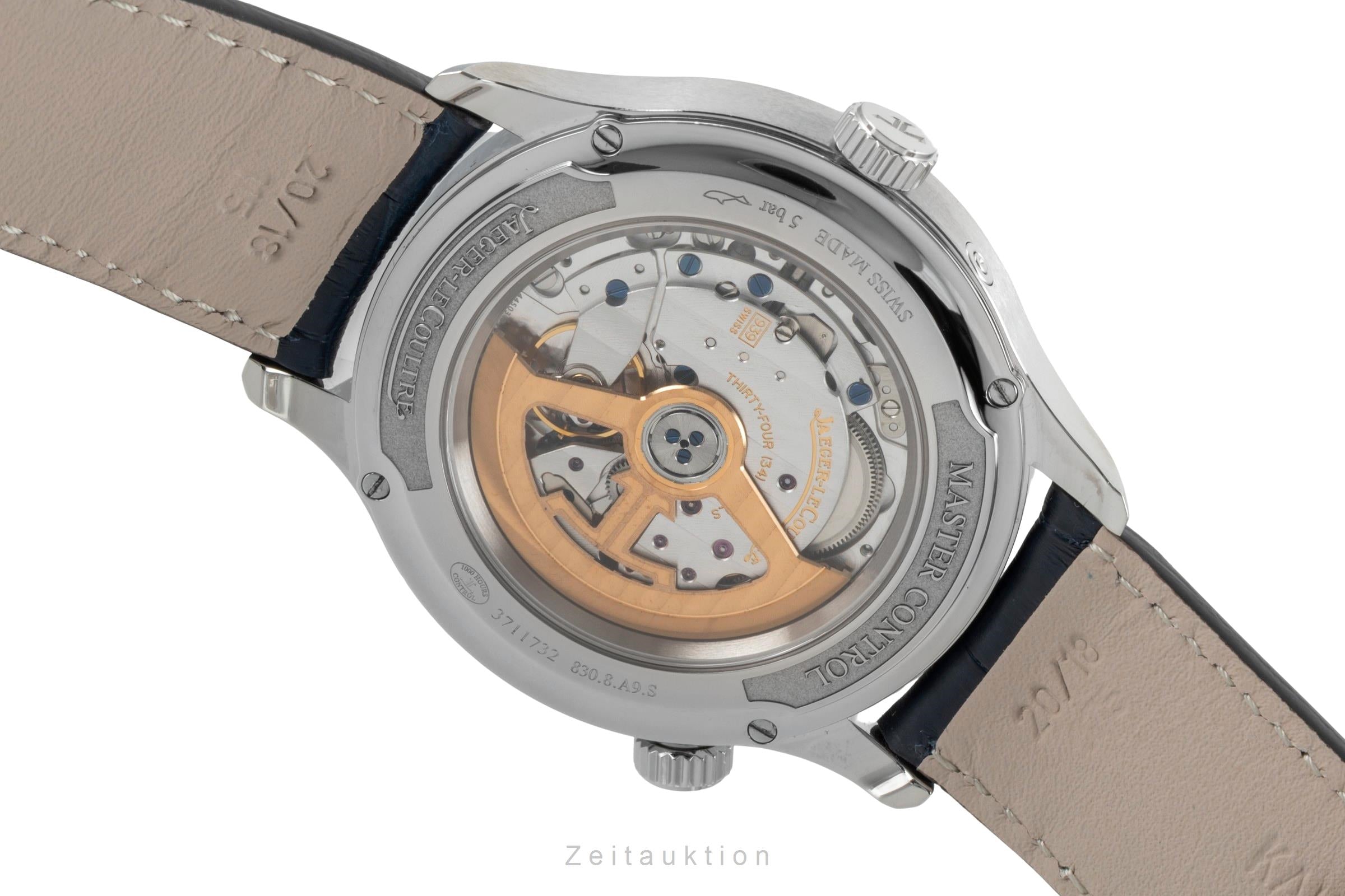 Jaeger LeCoultre Master Geographic steel automatic men's watch Q4128420, 830.8.A9.S  [2602938]