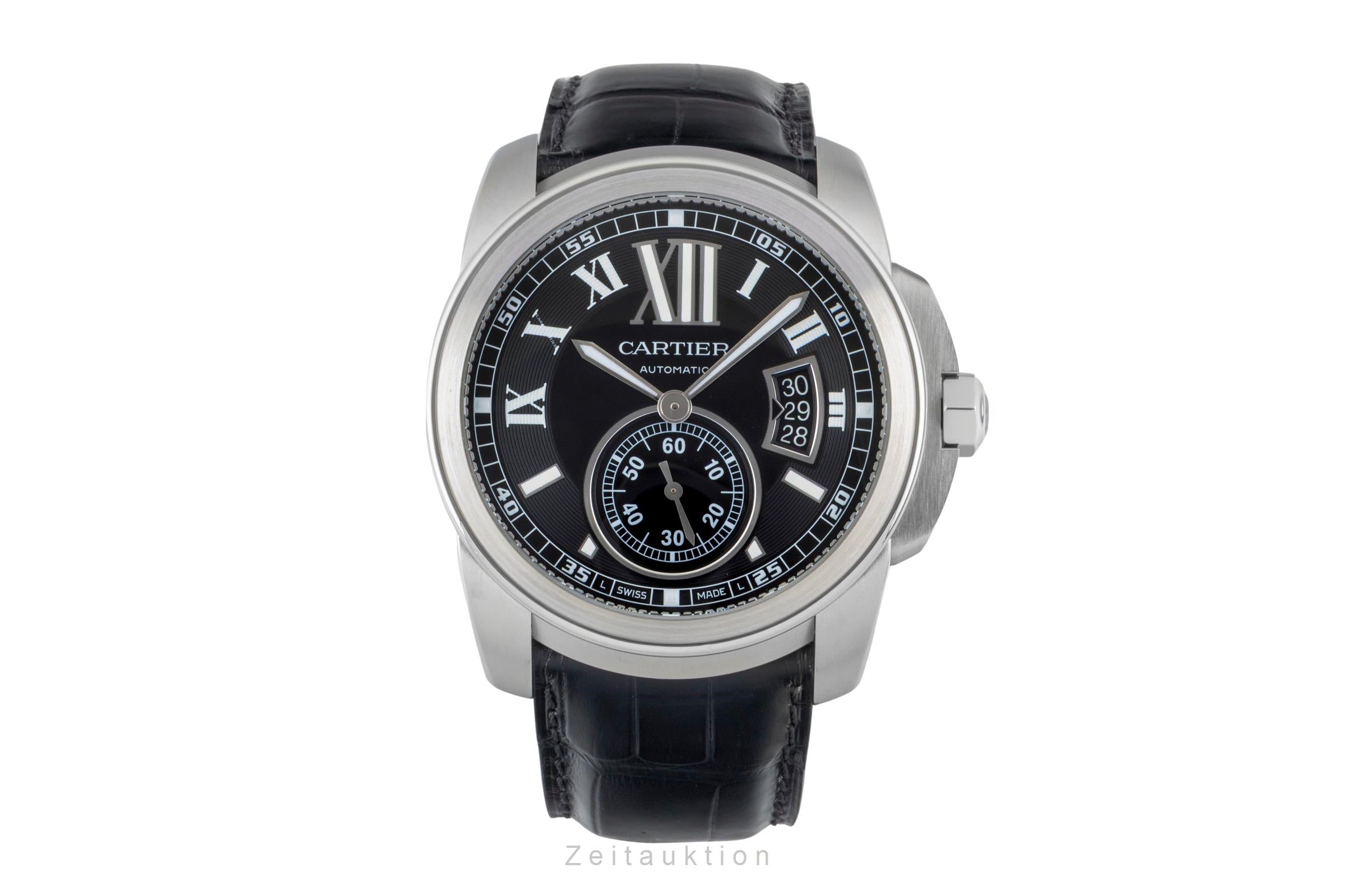 Cartier Calibre de Cartier steel automatic men's watch W7100041  [2602941]