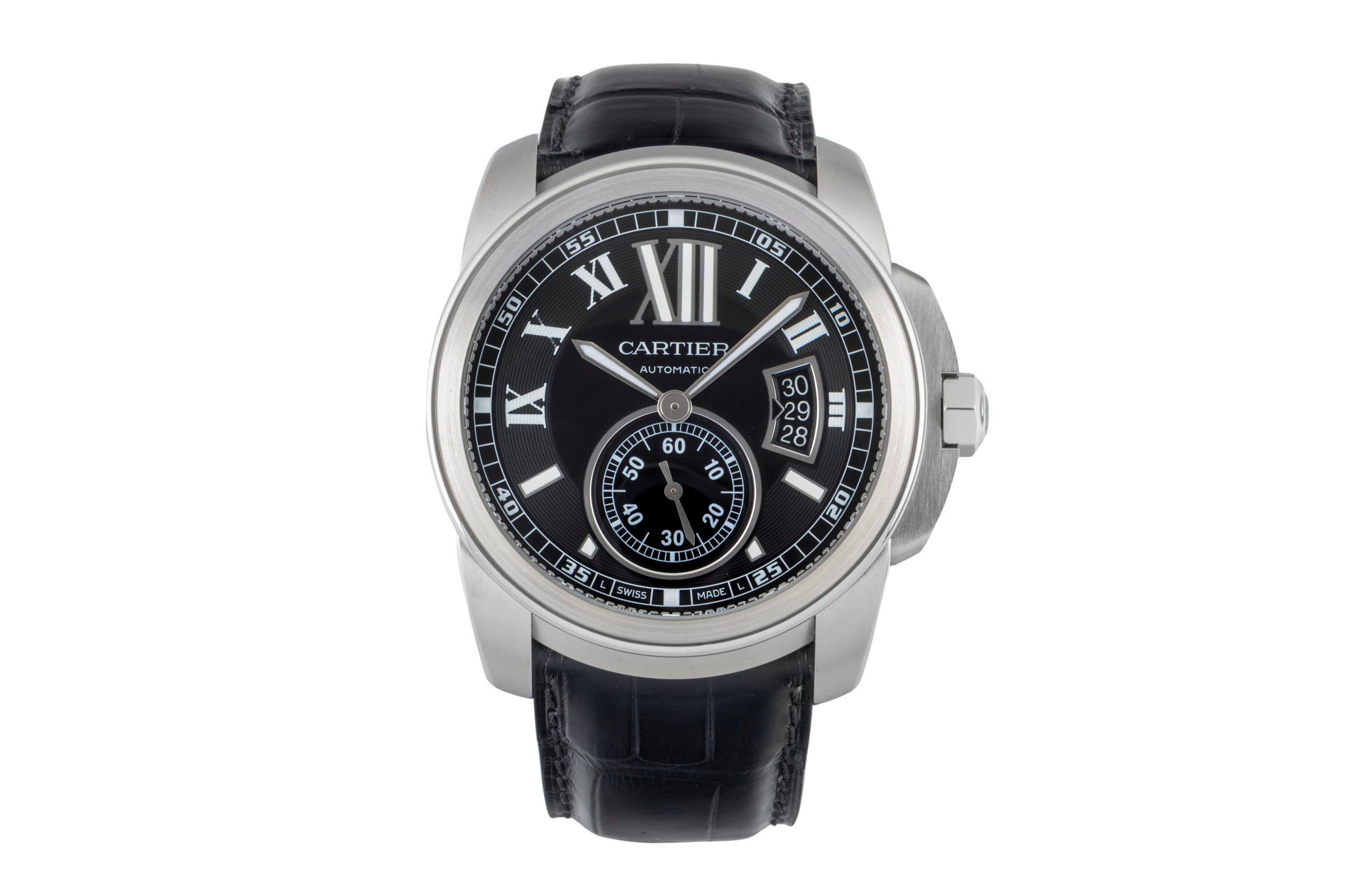 Cartier Calibre de Cartier 42 Edelstahl Automatik Herrenuhr Ref. W7100041 3389 [2602941]