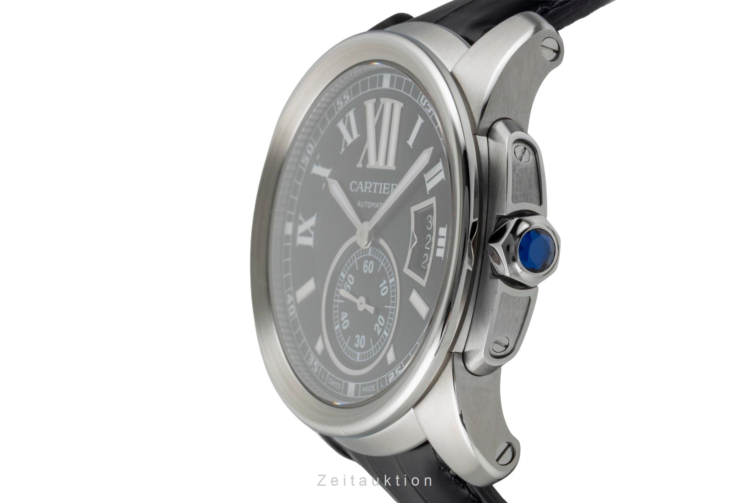 Cartier Calibre de Cartier steel automatic men's watch W7100041  [2602941]