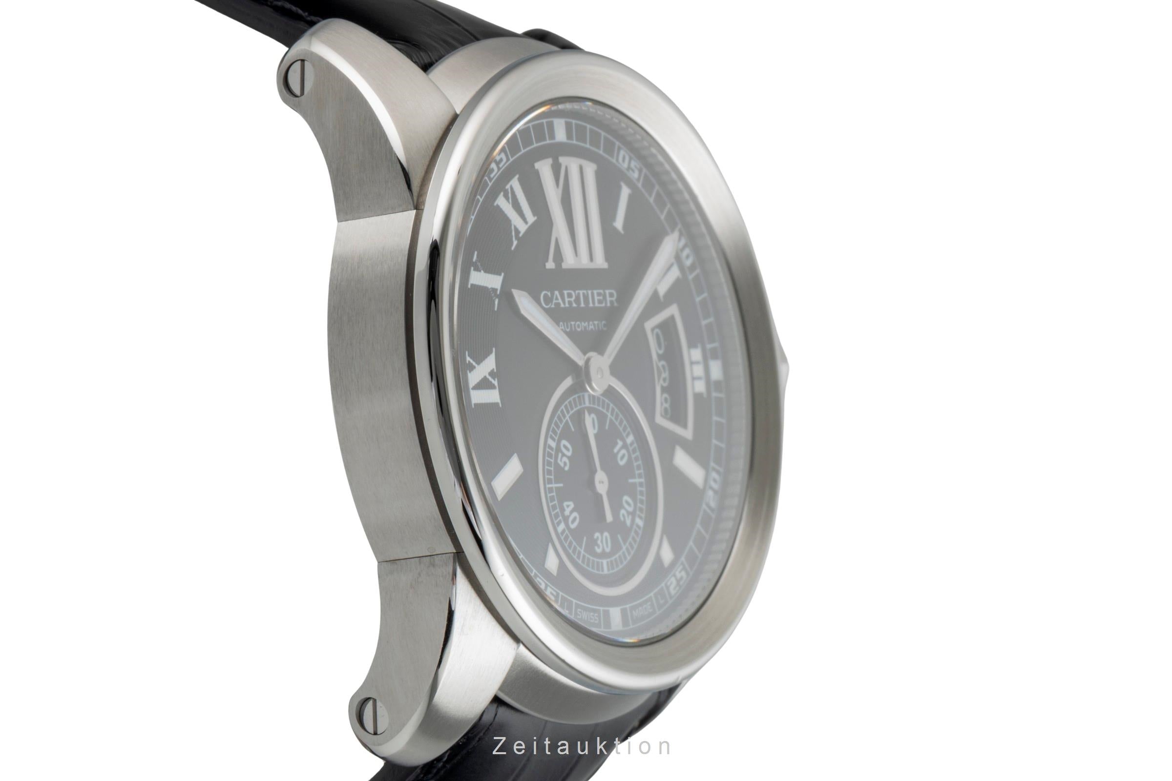 Cartier Calibre de Cartier steel automatic men's watch W7100041  [2602941]