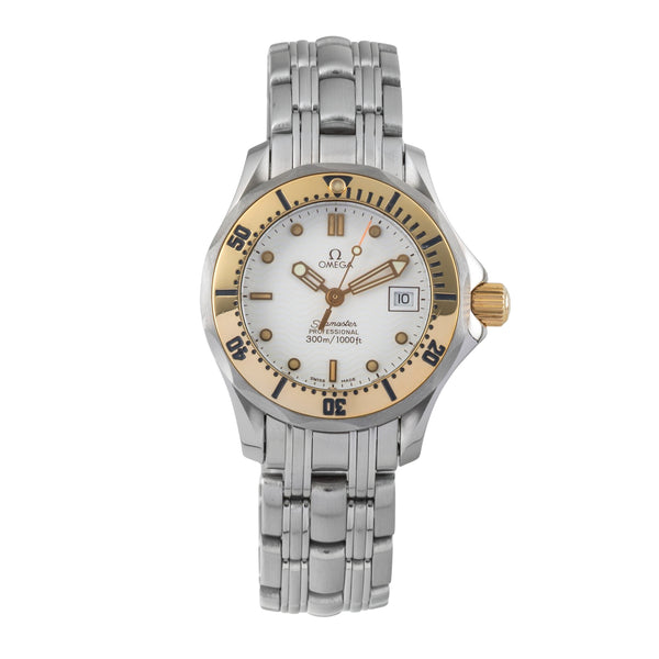 Omega Seamaster acero / oro cuarzo reloj para damas  2382.20.00  [2602947]