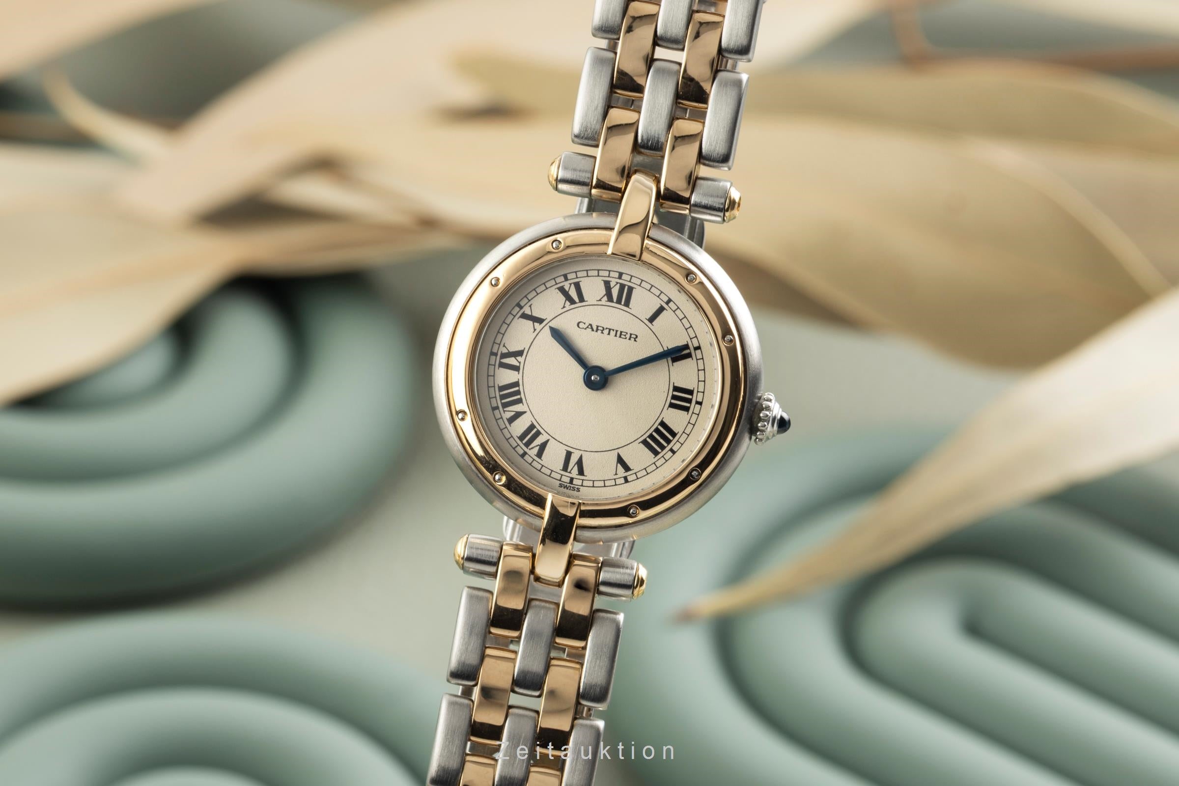 Cartier Panthere acciaio / oro quarzo orologio da donna 1057920  [2602948]