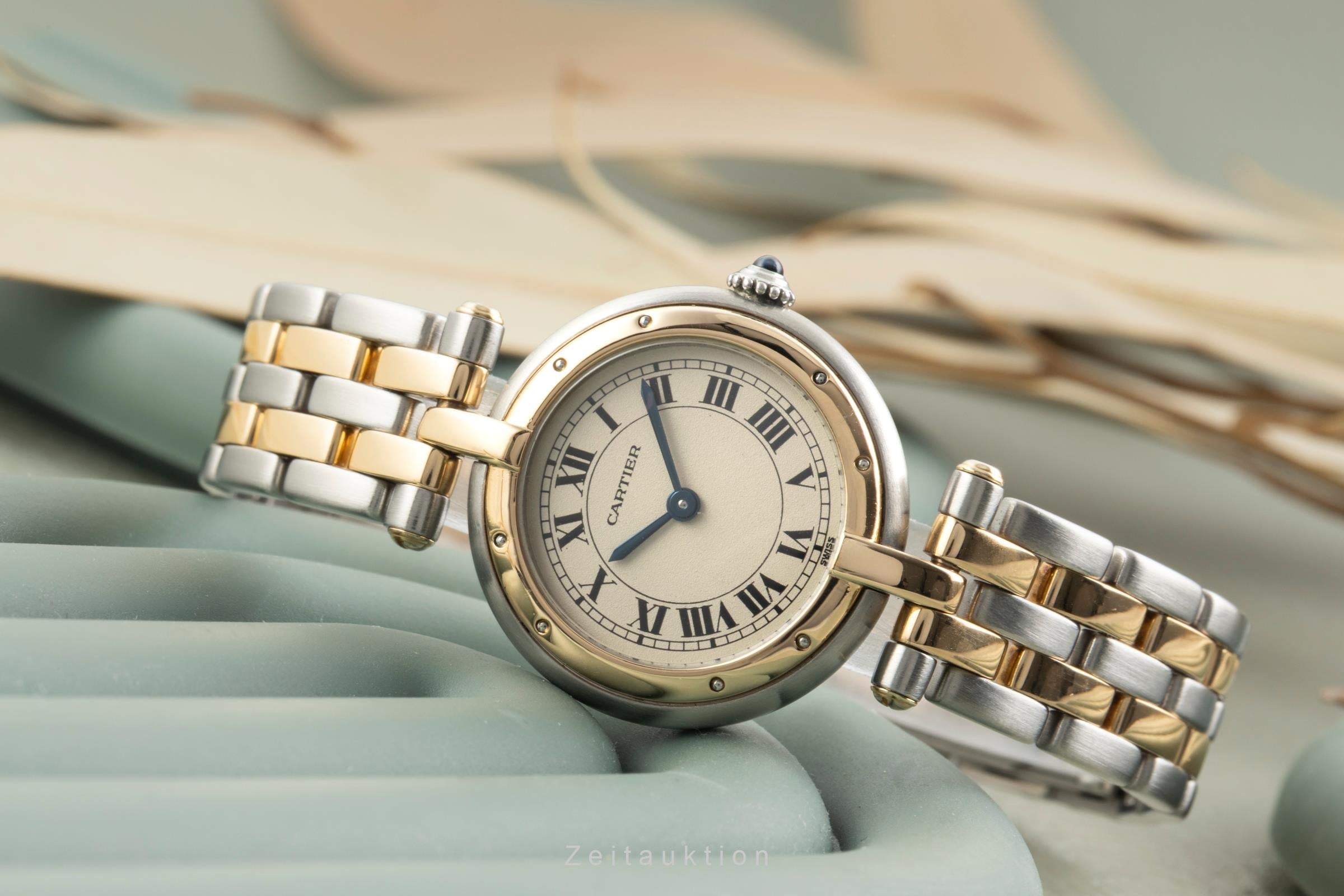 Cartier Panthere steel / gold quartz women's watch 1057920  [2602948]