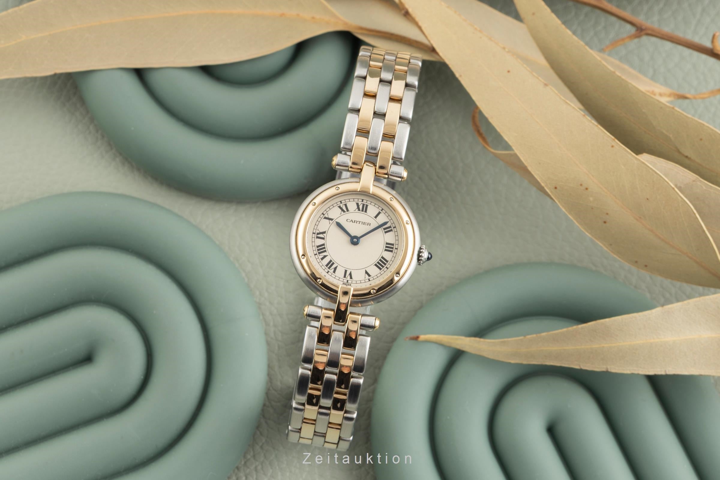 Cartier Panthere steel / gold quartz women's watch 1057920  [2602948]
