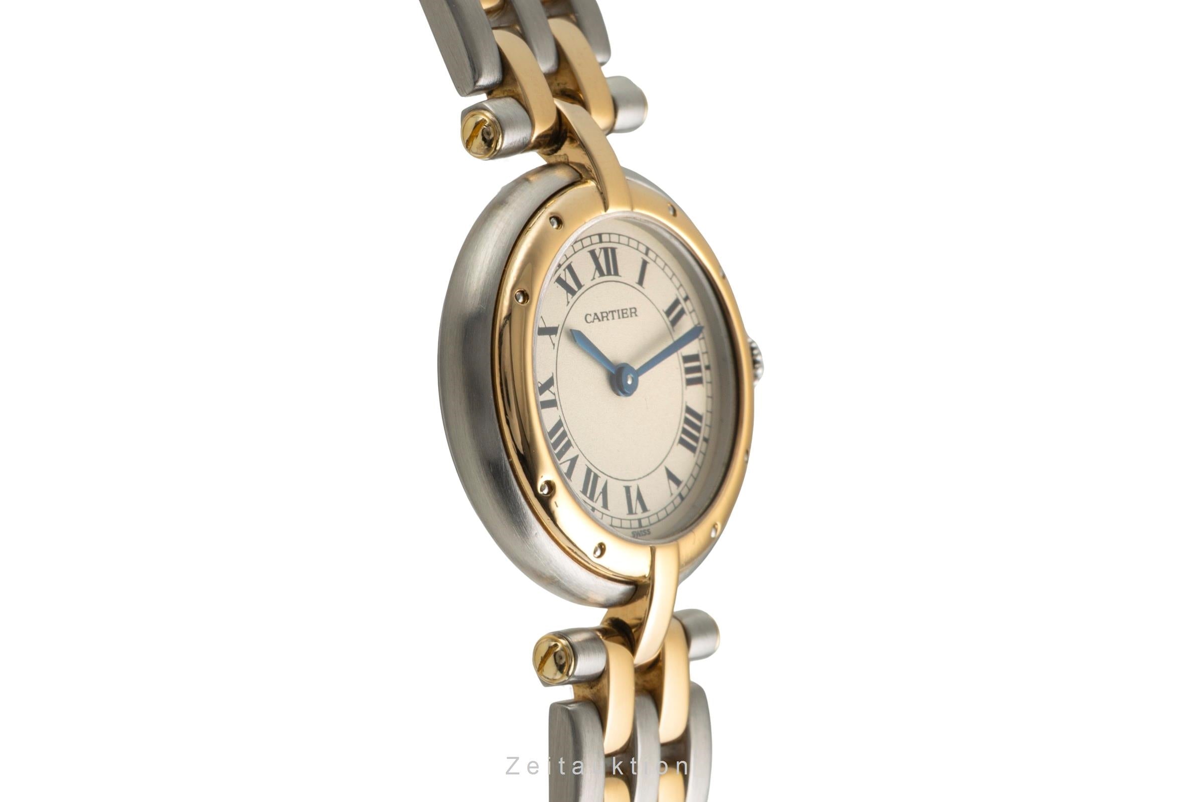 Cartier Panthere steel / gold quartz women's watch 1057920  [2602948]