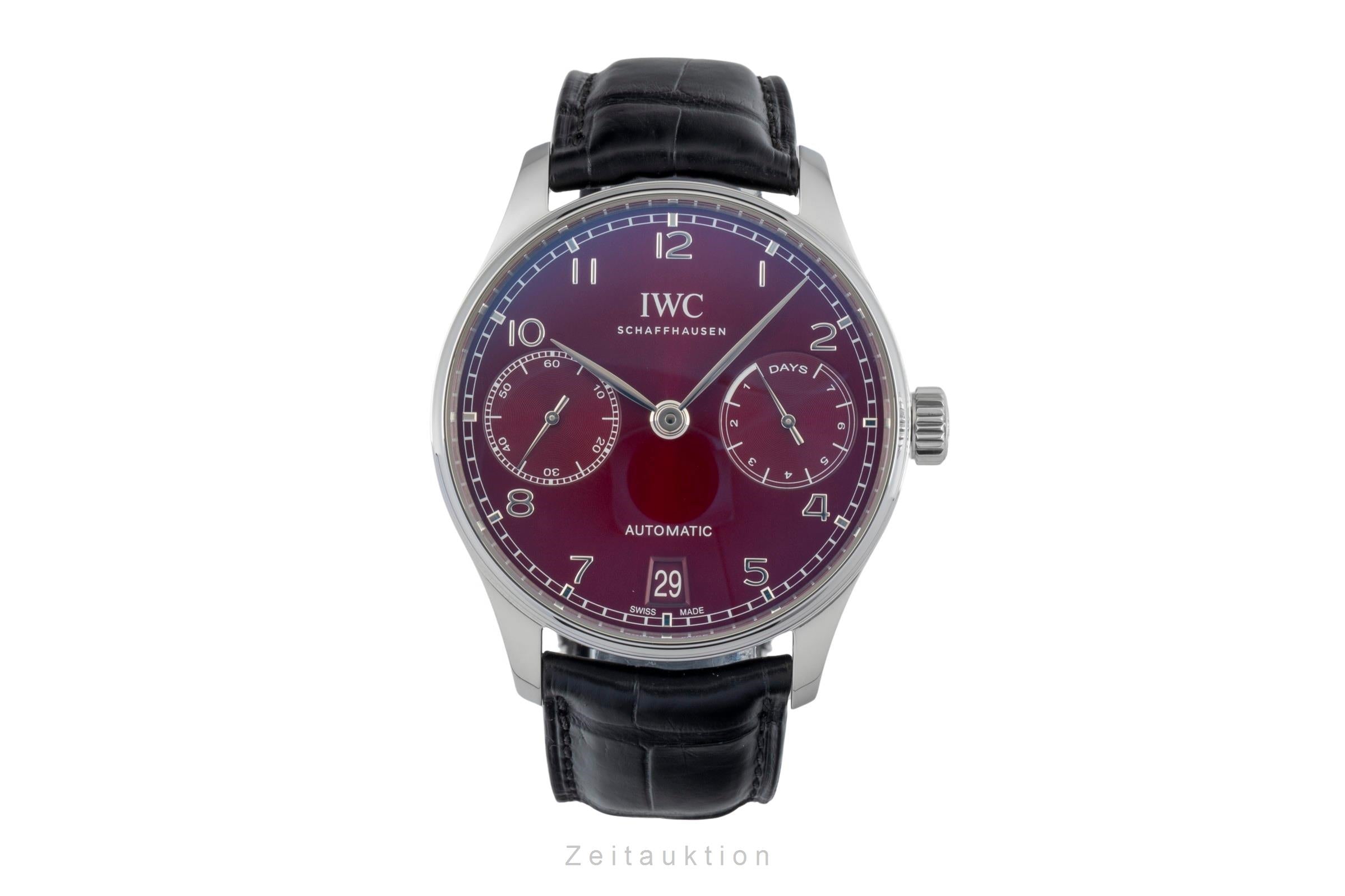 IWC Portugieser steel automatic men's watch IW500714  [2602949]