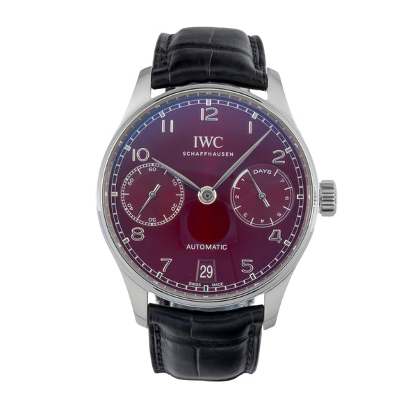 IWC Portugieser steel automatic men's watch IW500714  [2602949]