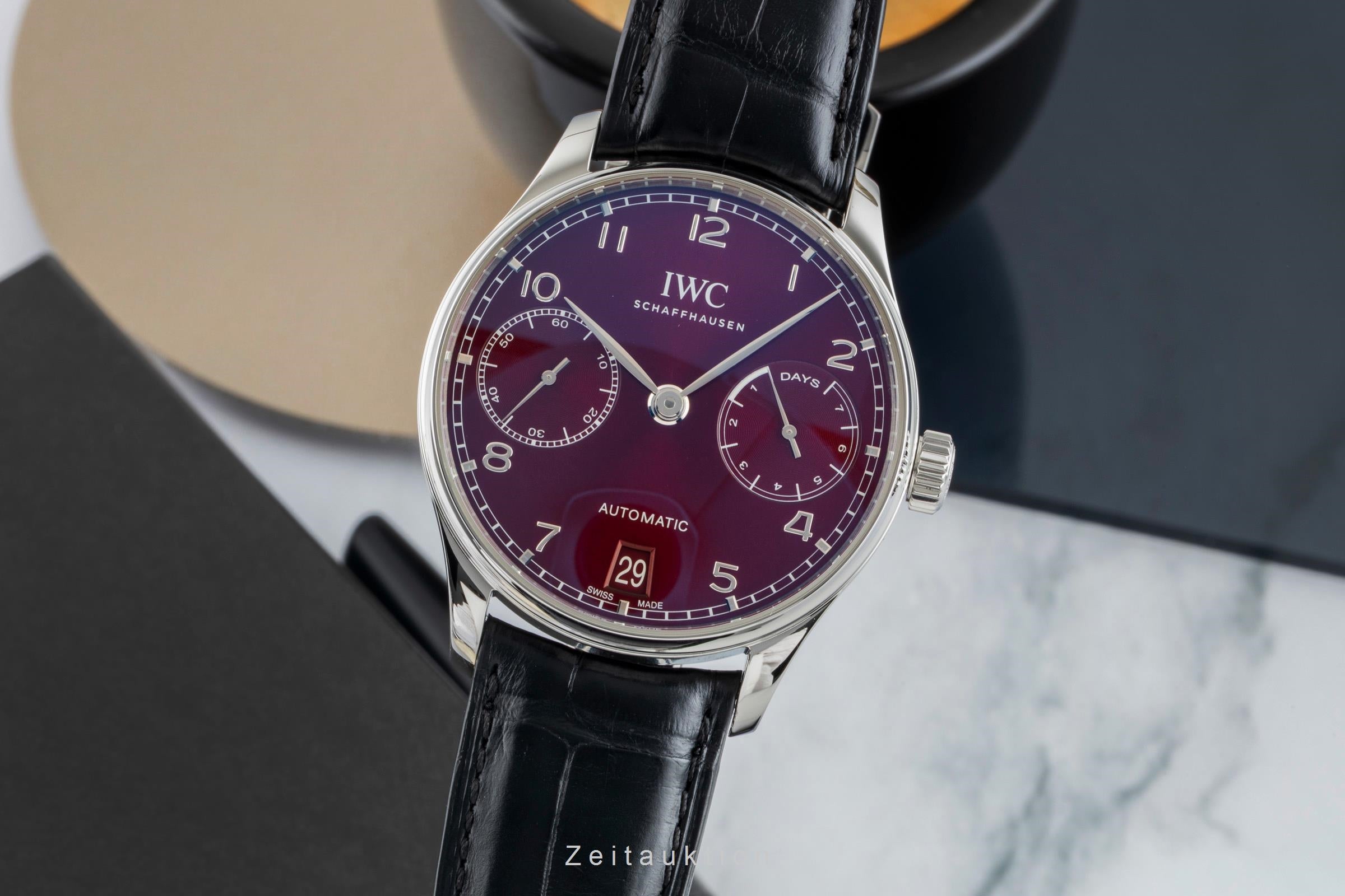 IWC Portugieser steel automatic men's watch IW500714  [2602949]