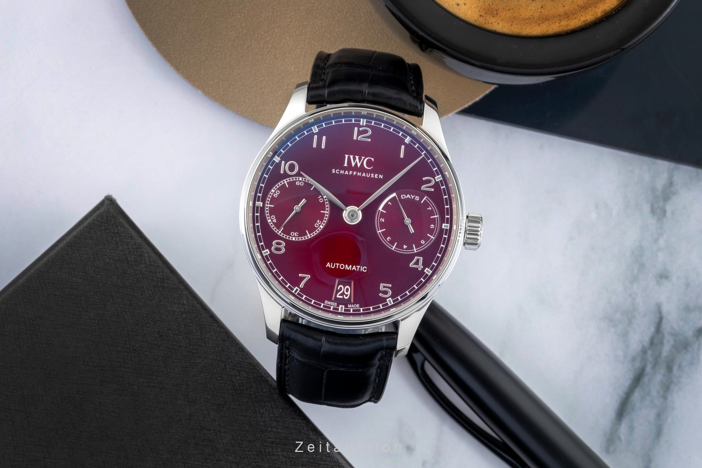 IWC Portugieser steel automatic men's watch IW500714  [2602949]