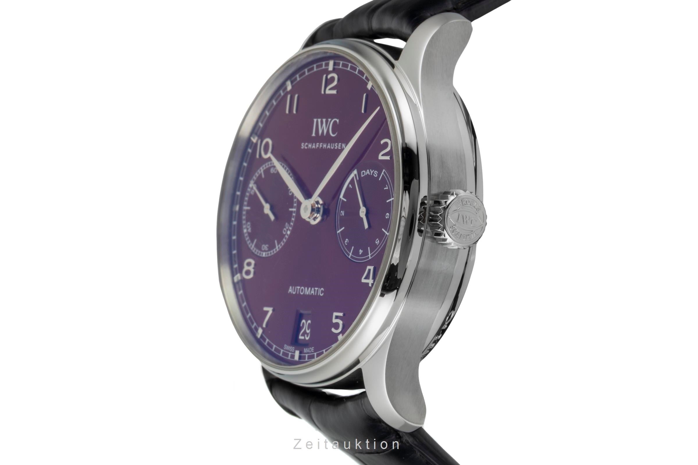 IWC Portugieser steel automatic men's watch IW500714  [2602949]