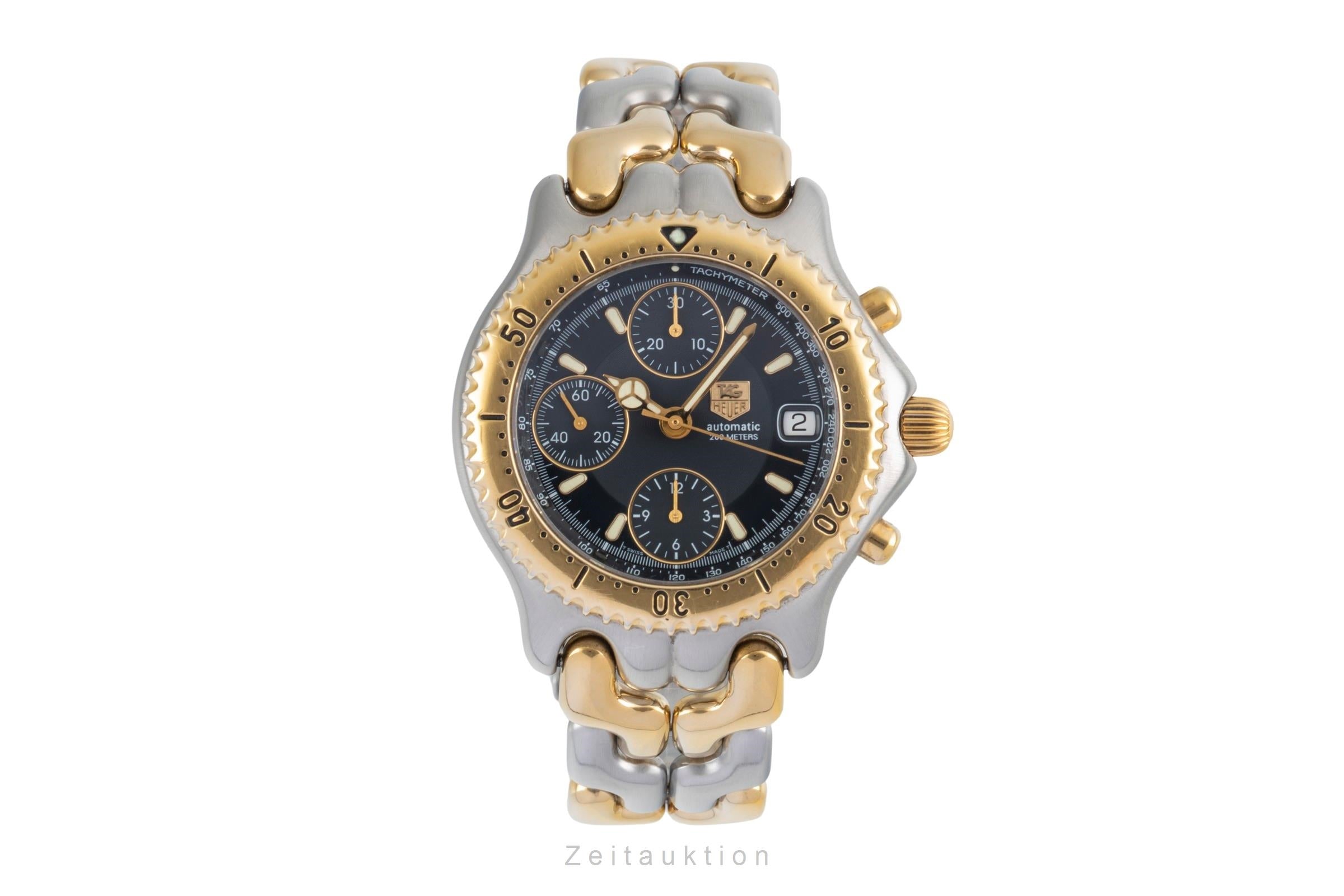 Tag Heuer Link chronograph gilt / steel automatic men's watch CG2121-R0  [2602950]