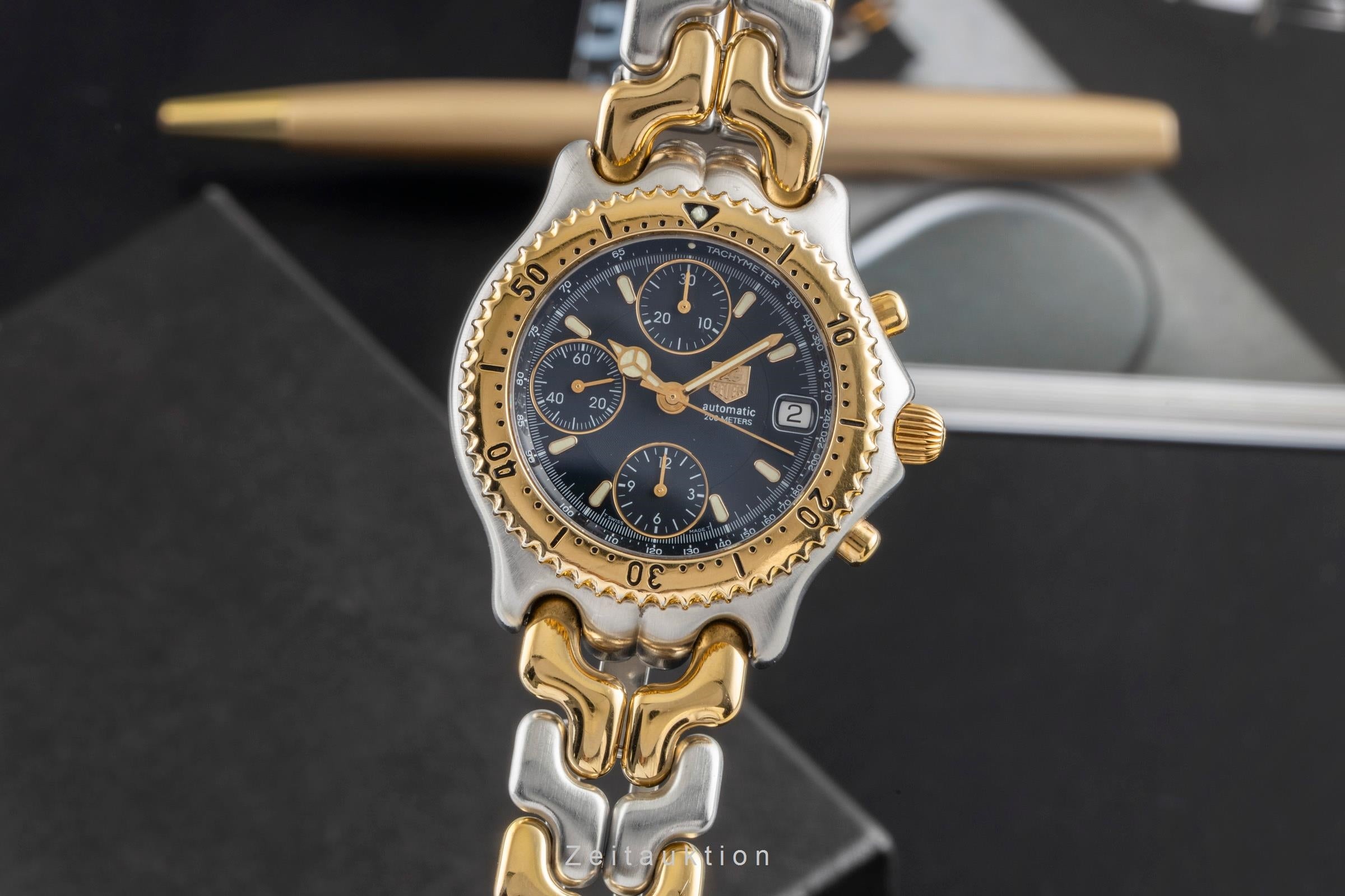 Tag Heuer Link chronograph gilt / steel automatic men's watch CG2121-R0  [2602950]