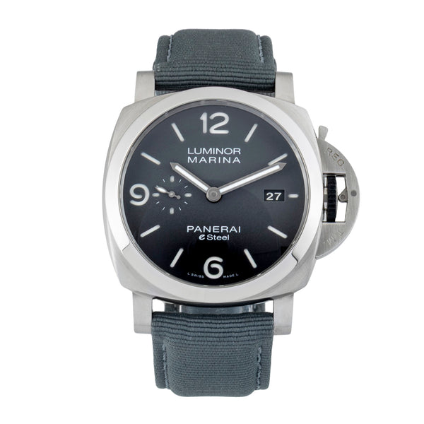Panerai Luminor Marina acier automatique montre pour hommes PAM01358 LP: 9600EUR  [2602952]