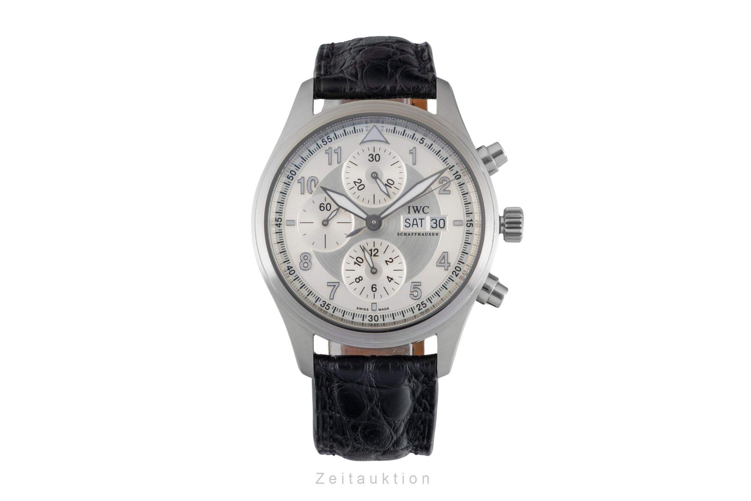 IWC Fliegerchronograph cronógrafo acero automático reloj para caballeros IW371702  [2602953]