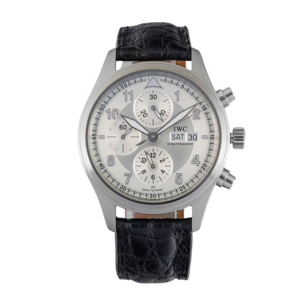 IWC Fliegerchronograph cronógrafo acero automático reloj para caballeros IW371702  [2602953]