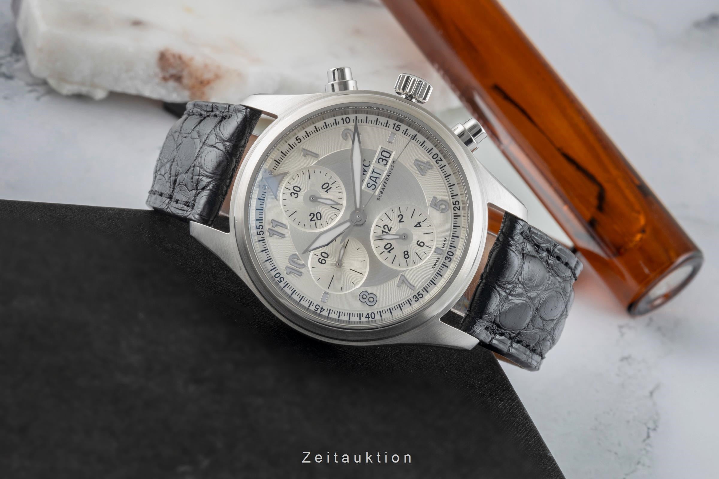 IWC Fliegerchronograph cronógrafo acero automático reloj para caballeros IW371702  [2602953]
