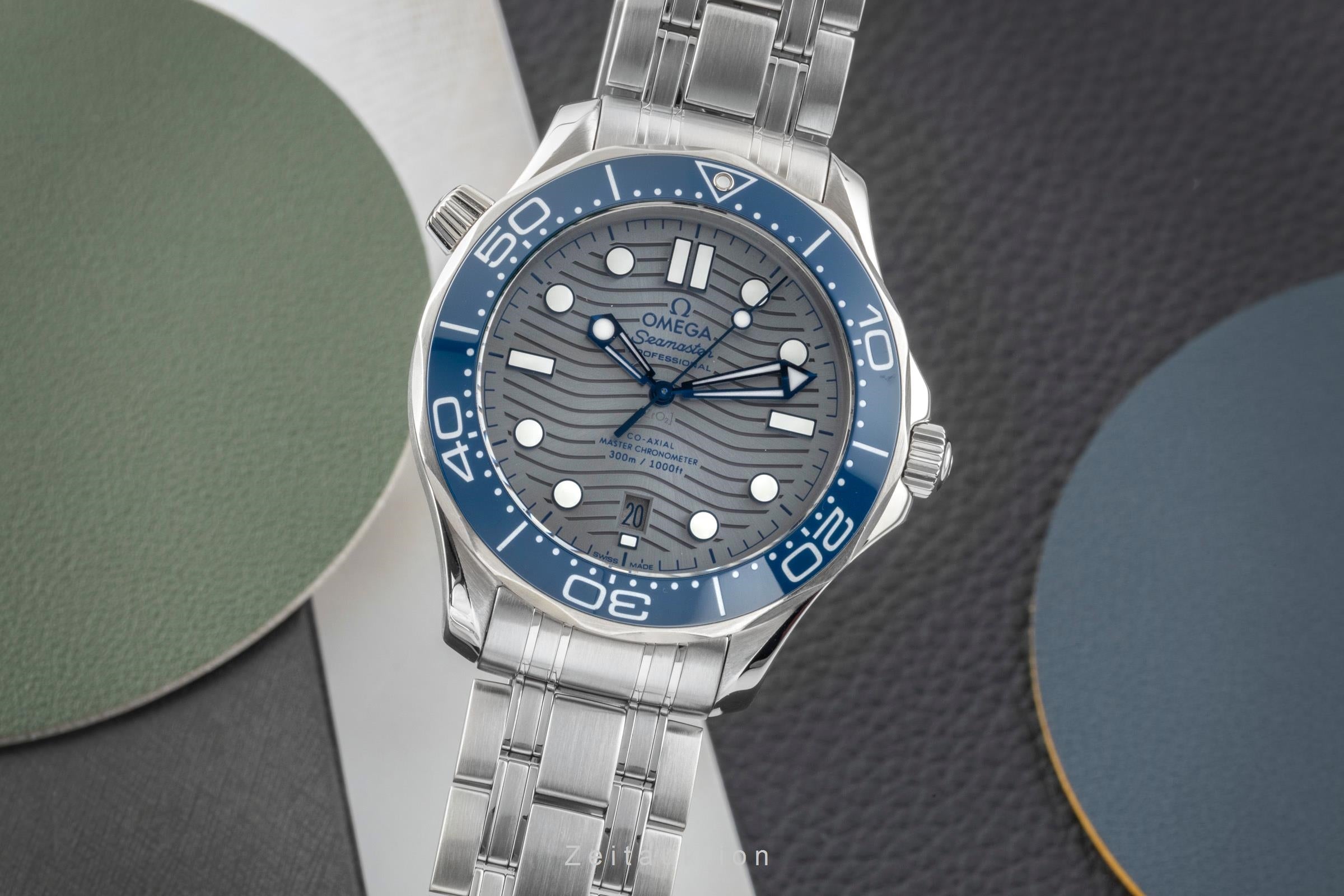 Omega Seamaster acero automático reloj para caballeros 210.30.42.20.06.001 LP: 6500EUR  [2602955]