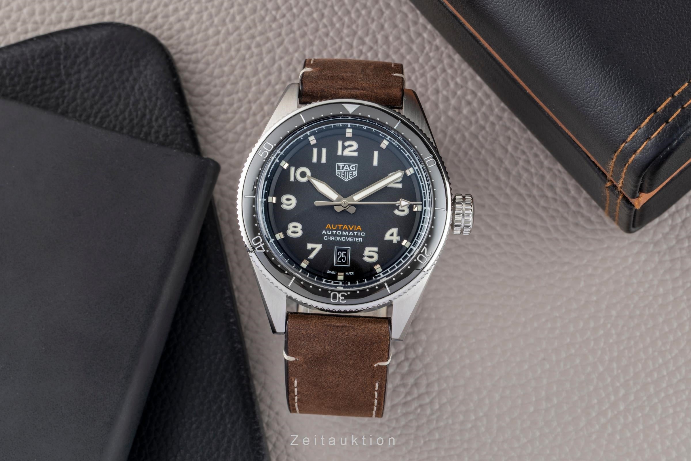 Tag Heuer Autavia acier automatique montre pour hommes WBE5114.FC8266  [2602958]