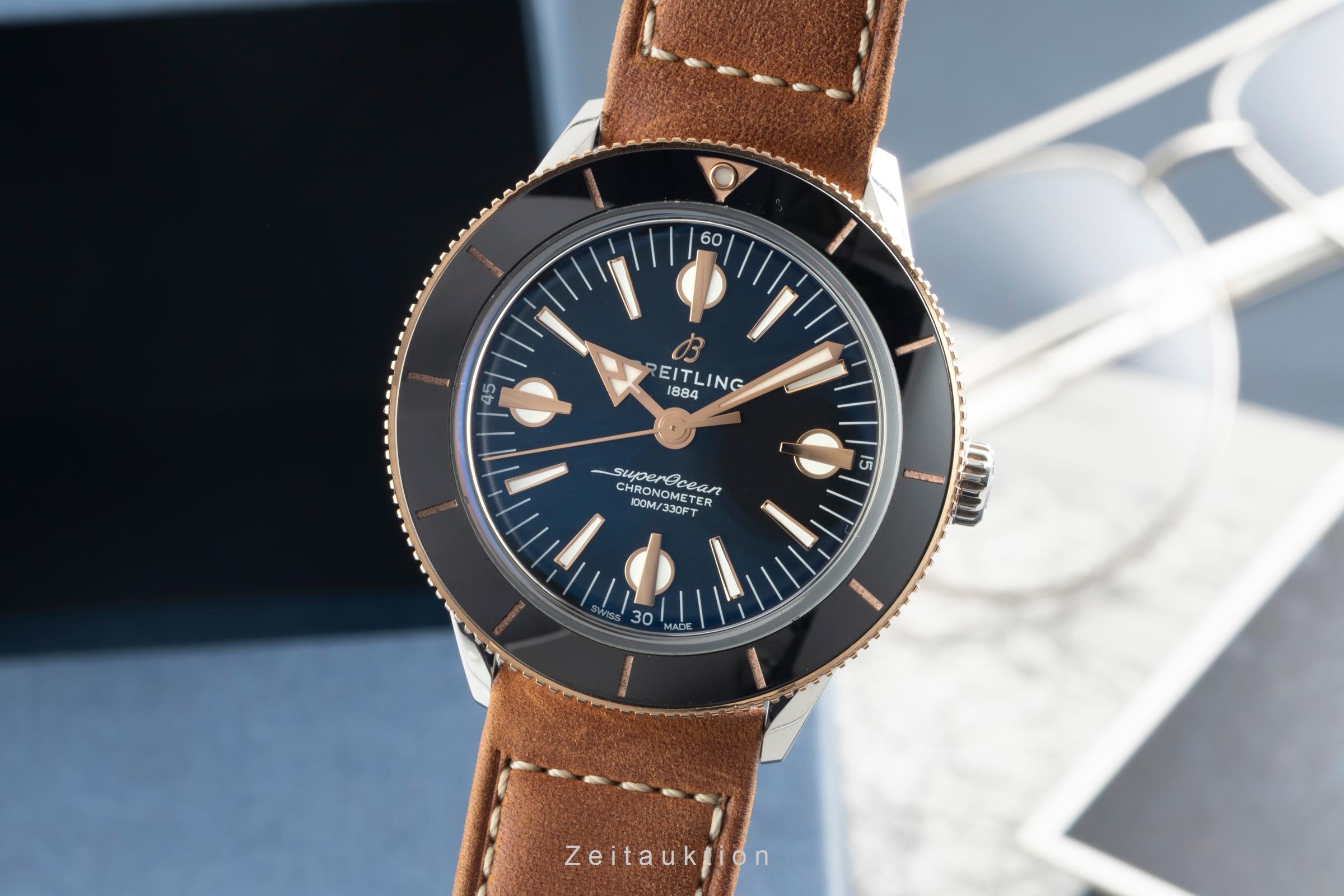 Breitling Superocean Heritage 57 Stahl / Gold Automatik Ref. U10370121B1X1 B&P [2602960]