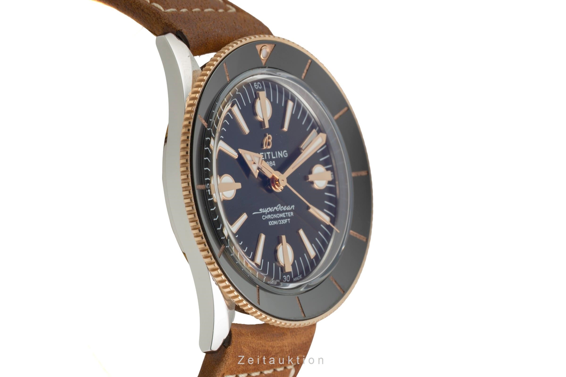 Breitling Superocean Heritage 57 Stahl / Gold Automatik Ref. U10370121B1X1 B&P [2602960]