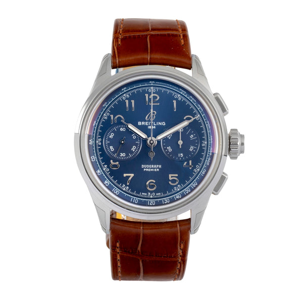 Breitling Premier B15 Duograph 42 Handaufzug Ref. AB1510171C1P1 B&P NP: 11650 € [2602962]