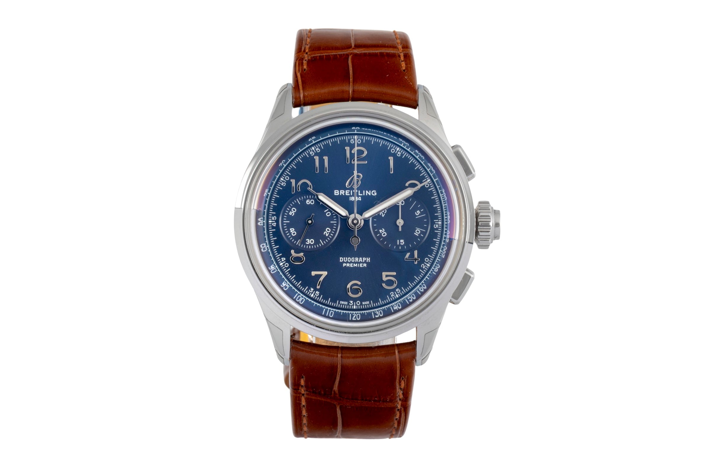 Breitling Premier chronograph steel manual winding men's watch AB1510171C1P1 LP: 11650EUR  [2602962]