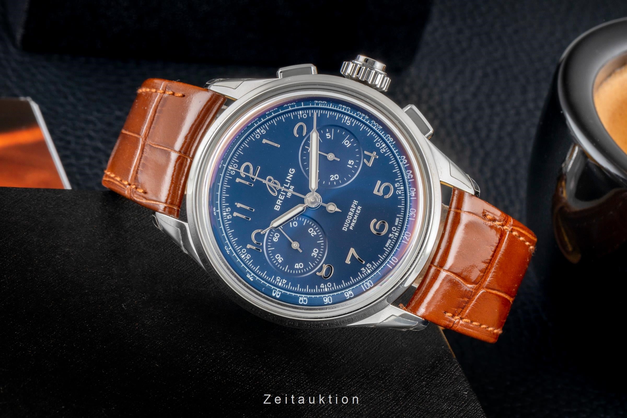 Breitling Premier B15 Duograph 42 Handaufzug Ref. AB1510171C1P1 B&P NP: 11650 € [2602962]